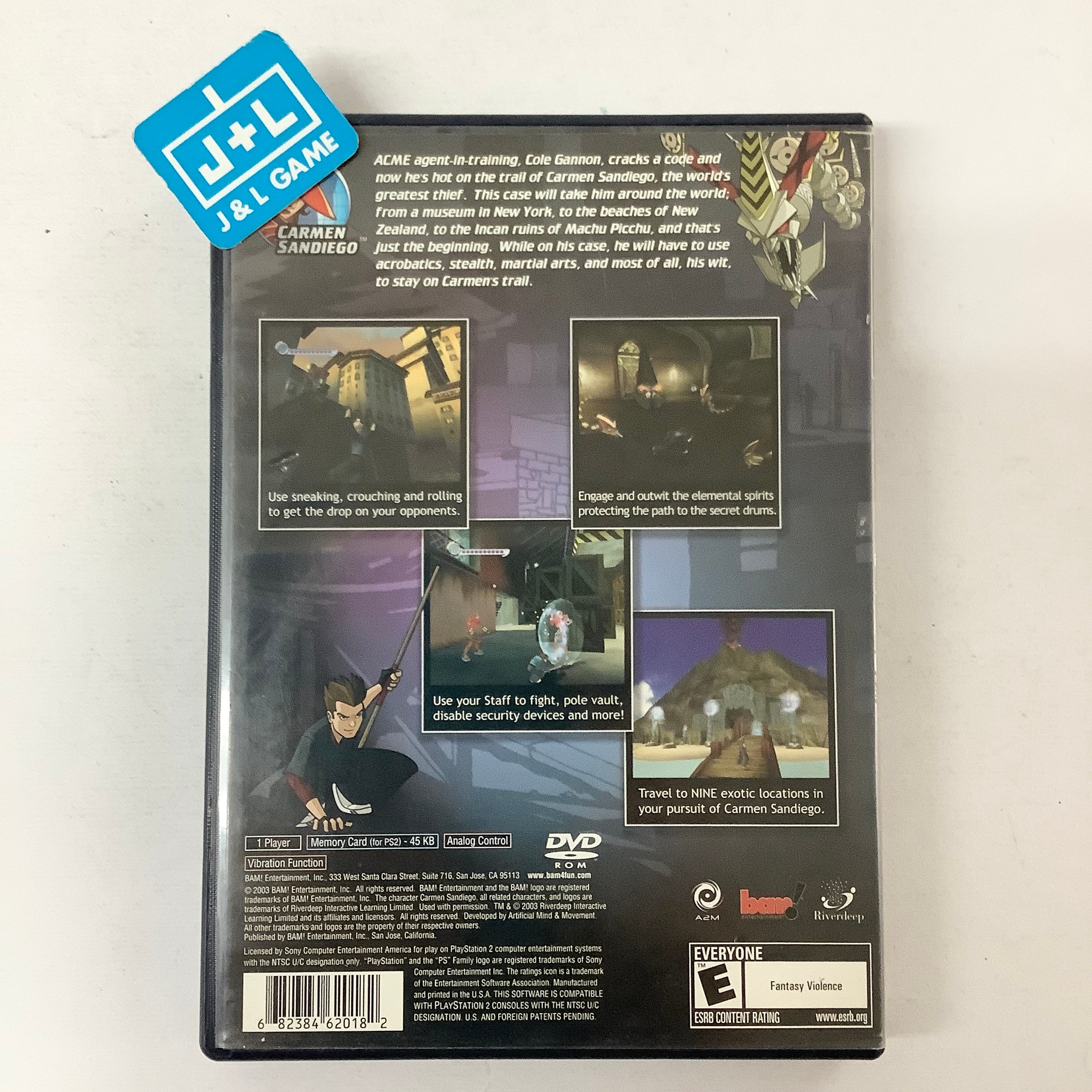 Carmen Sandiego: The Secret Of The Stolen Drums - (PS2) PlayStation 2 [Pre-Owned] Video Games Bam Entertainment   