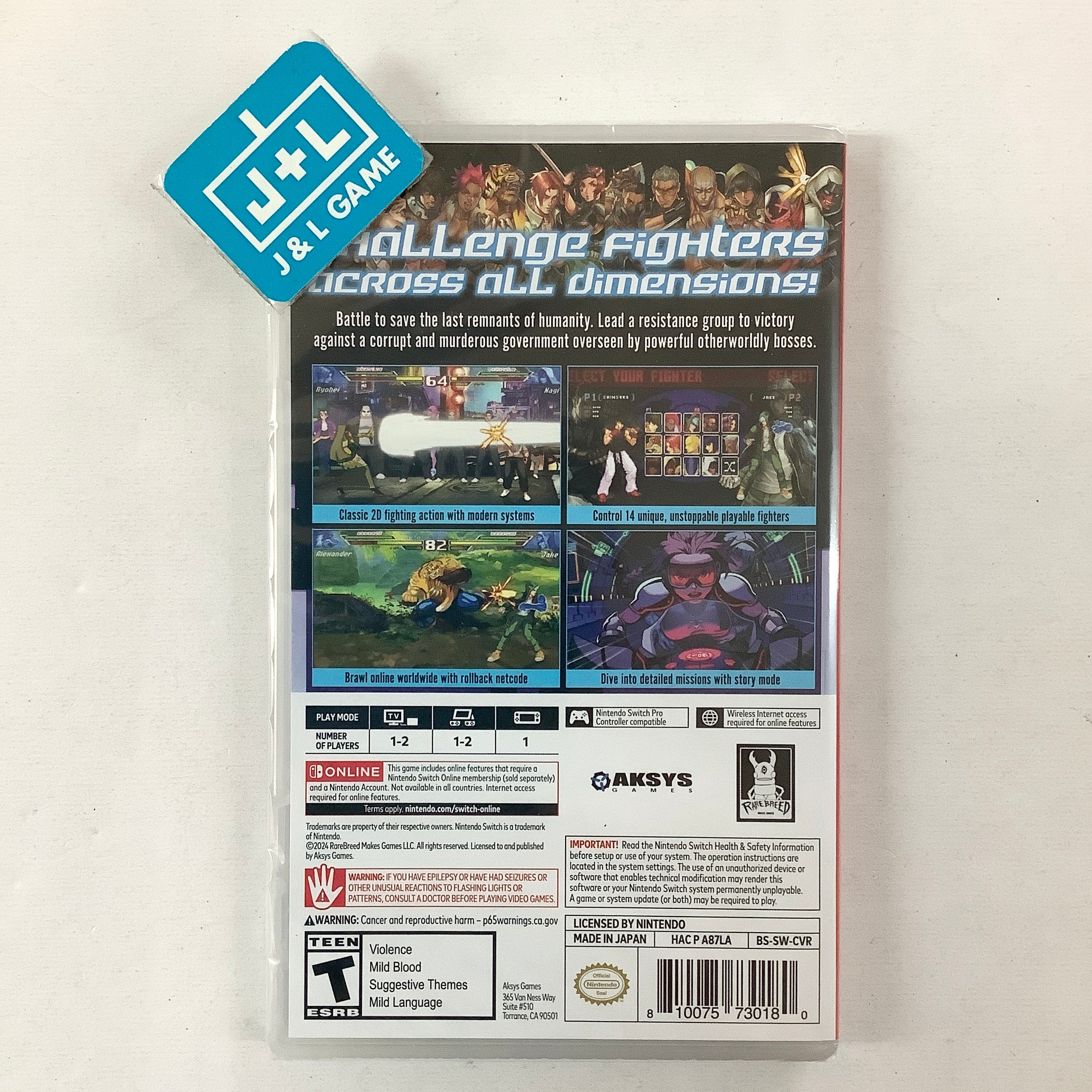 Blazing Strike - (NSW) Nintendo Switch Video Games Aksys   
