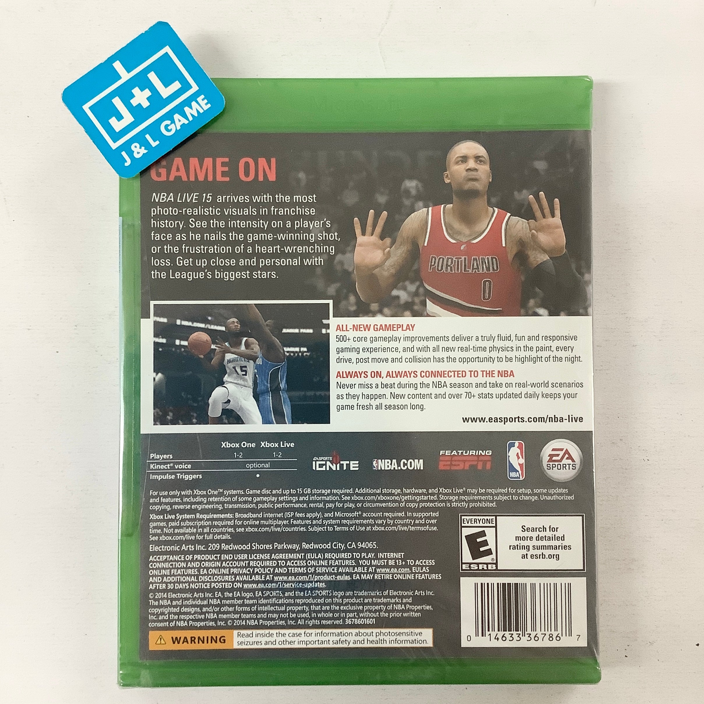 NBA Live 15 - (XB1) Xbox One Video Games Electronic Arts   