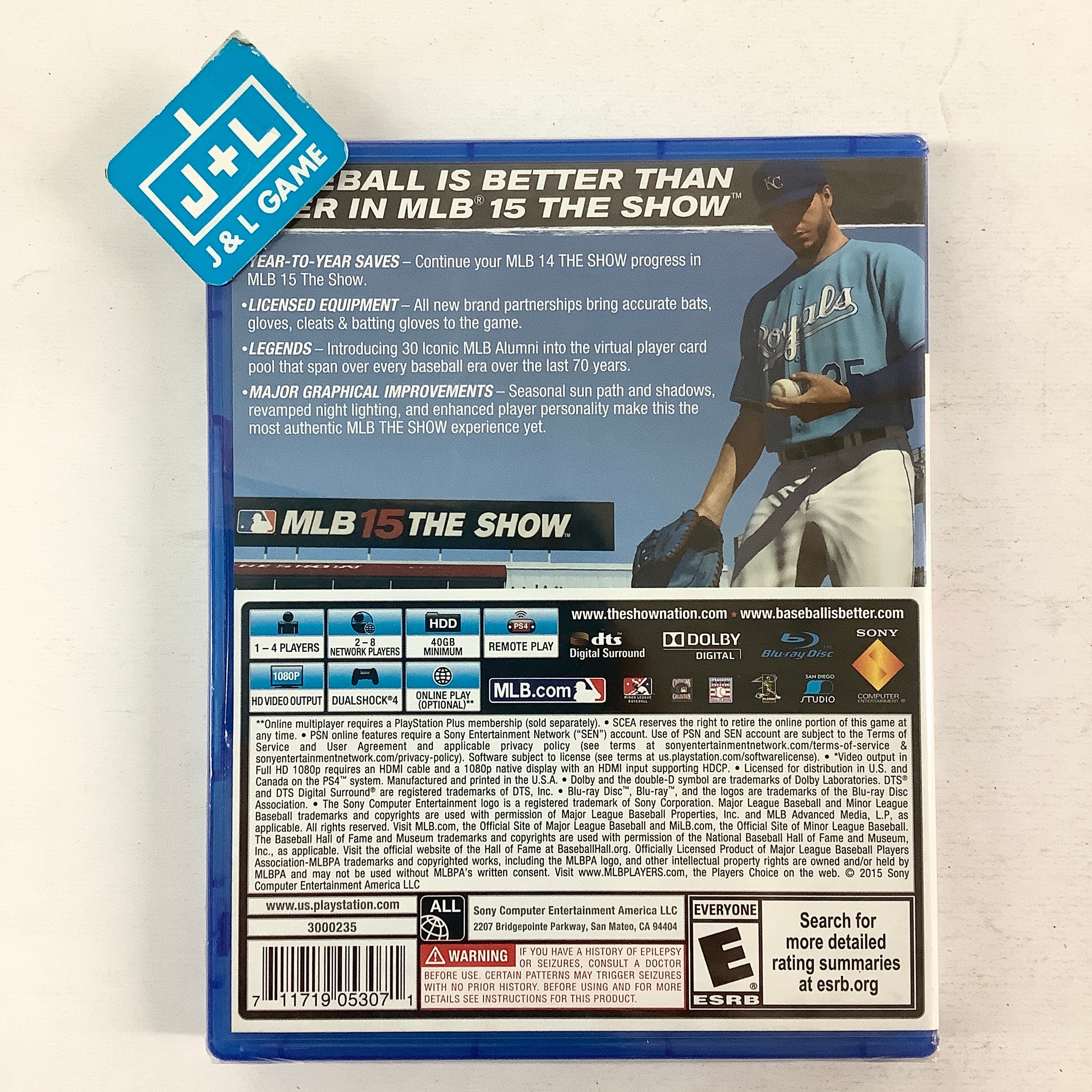 MLB 15: The Show - (PS4) PlayStation 4 Video Games SCEA