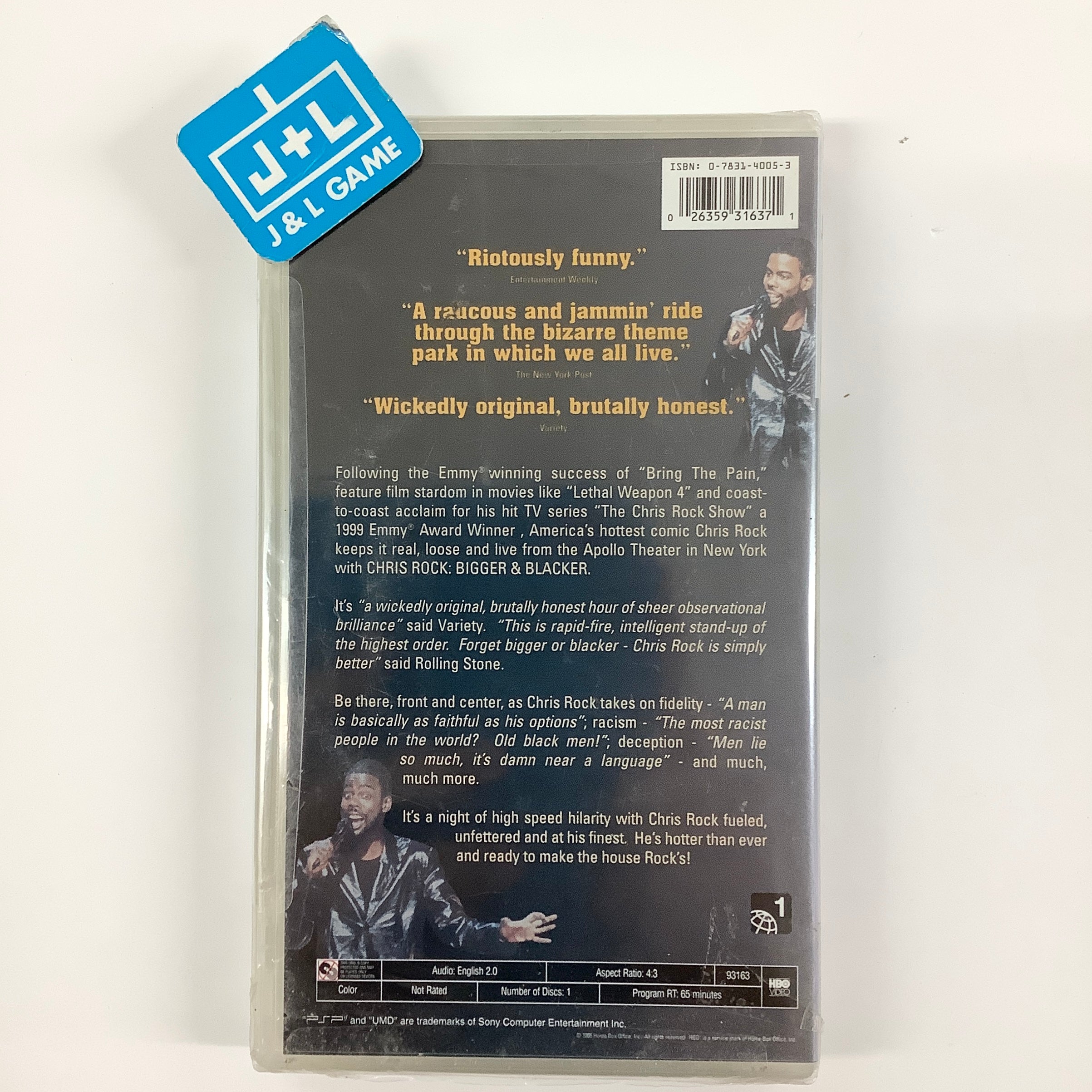 Chris Rock - Bigger & Blacker - PSP UMD Video Home Sony Pictures