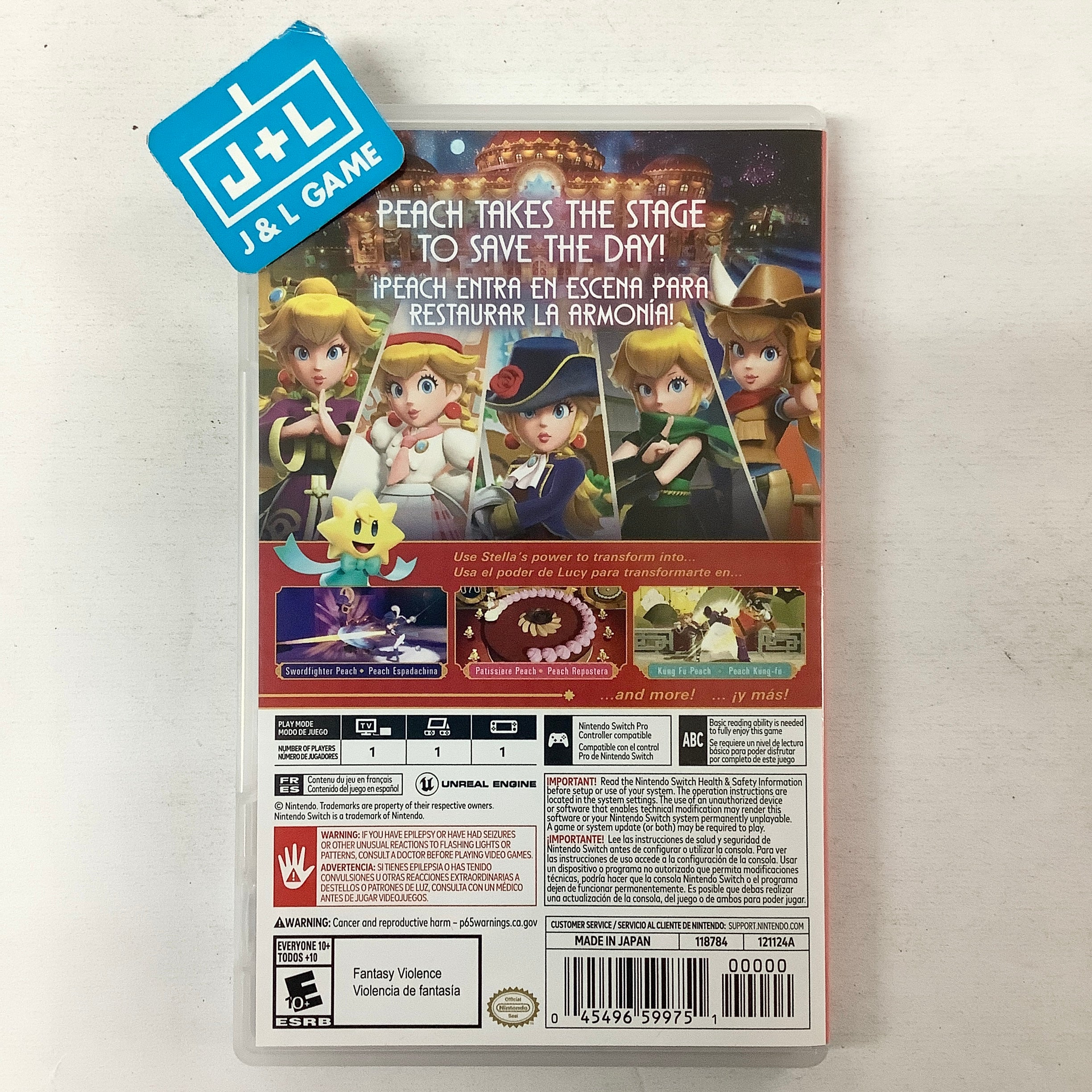 Princess Peach: Showtime! - (NSW) Nintendo Switch [Pre-Owned] Video Games Nintendo   