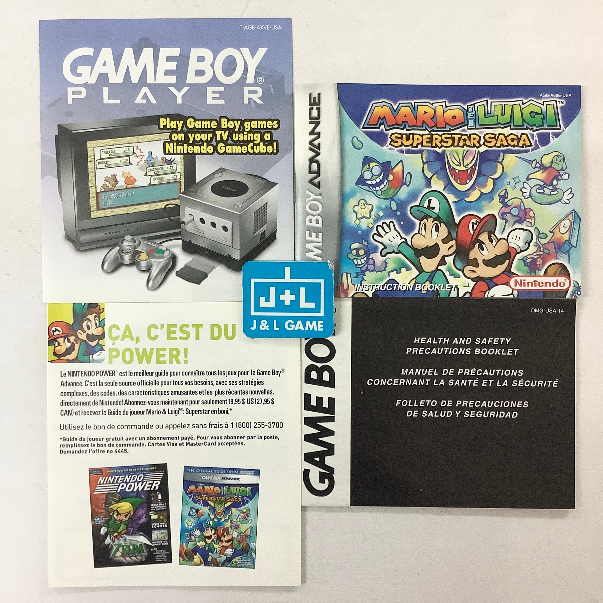 Mario & Luigi: Superstar Saga (Player's Choice) - (GBA) Game Boy Advance [Pre-Owned] Video Games Nintendo