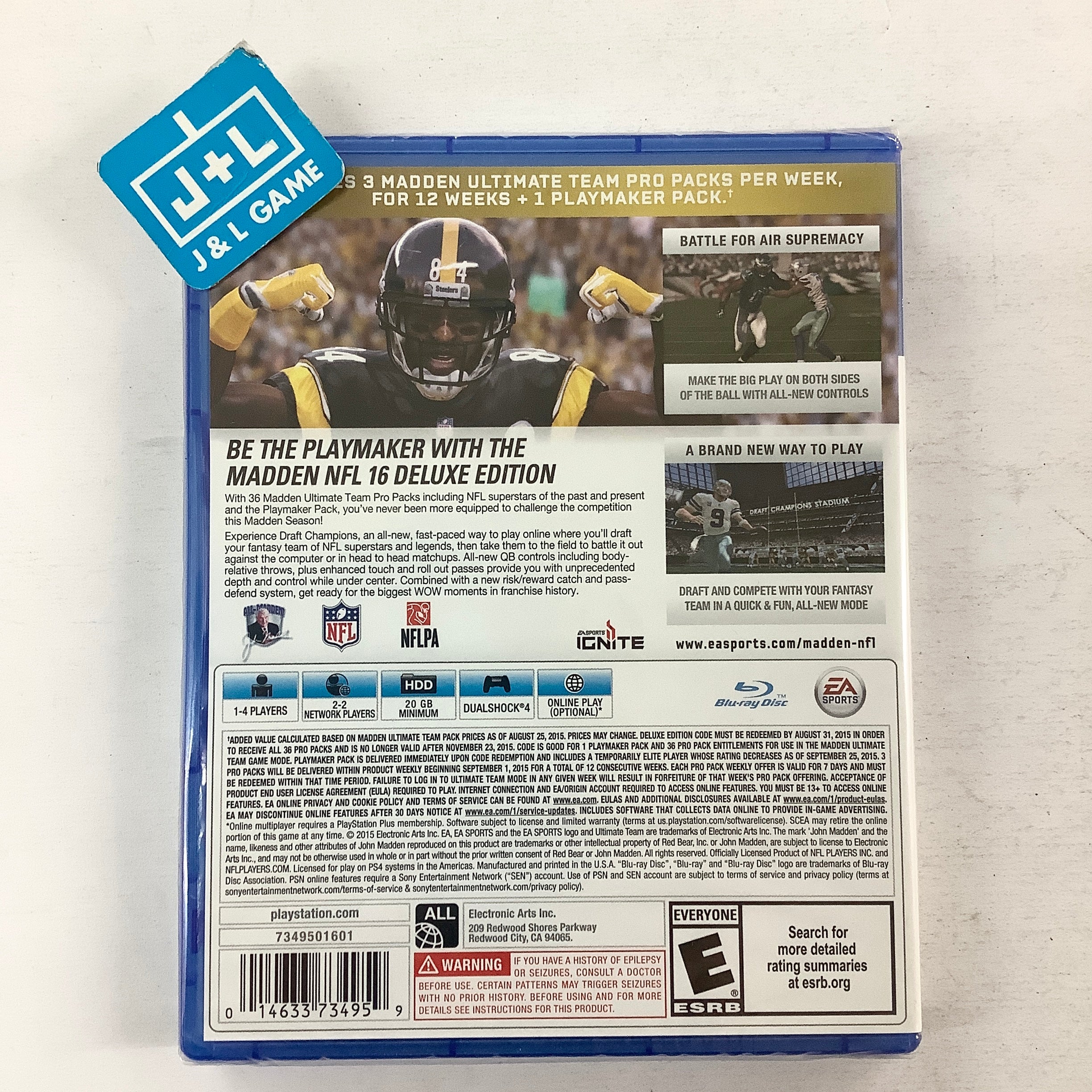 Madden NFL 16 (Deluxe Edition) - (PS4) PlayStation 4 Video Games EA Sports