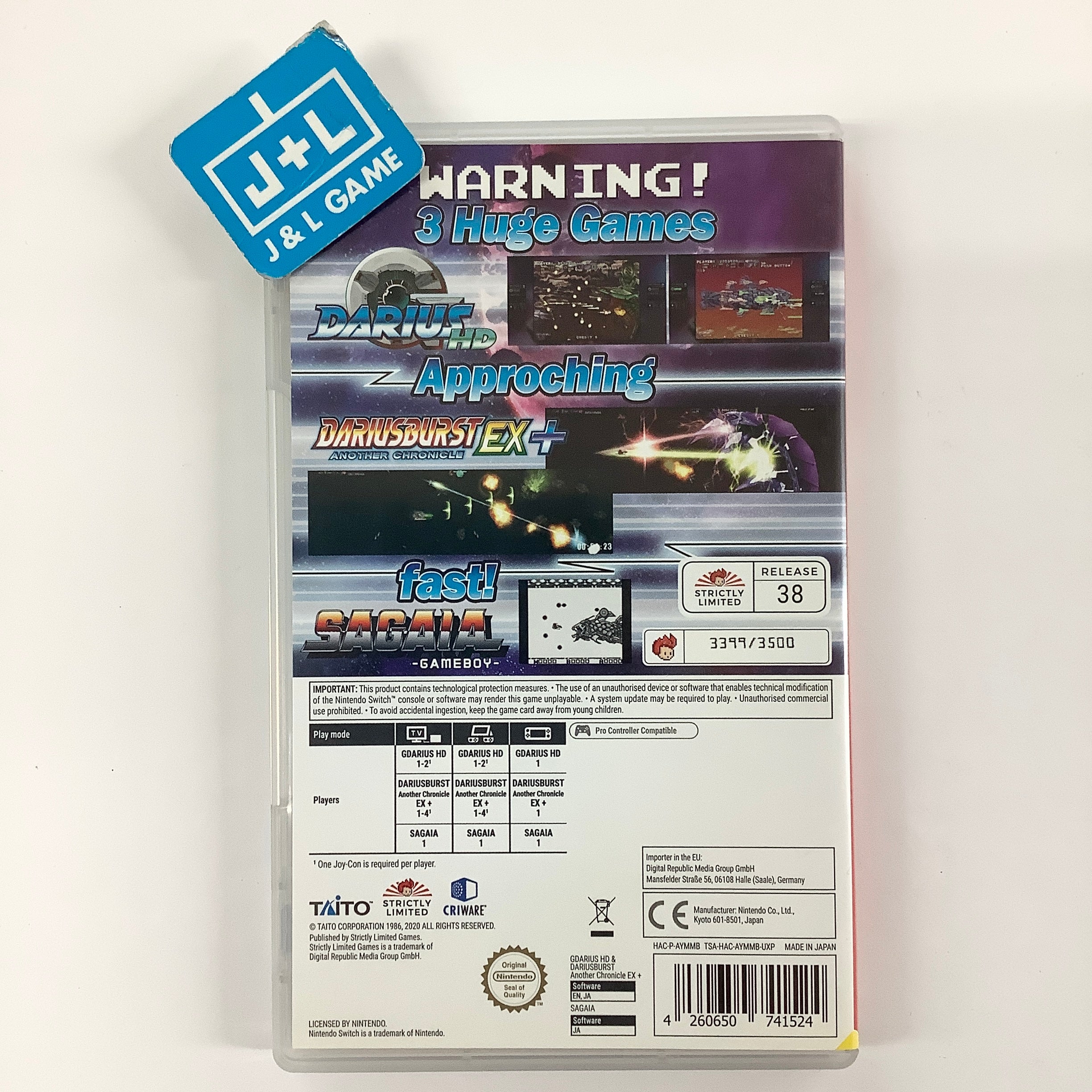 Darius Cozmic Revelation - (NSW) Nintendo Switch [Pre-Owned] (European Import) Video Games Strictly Limited