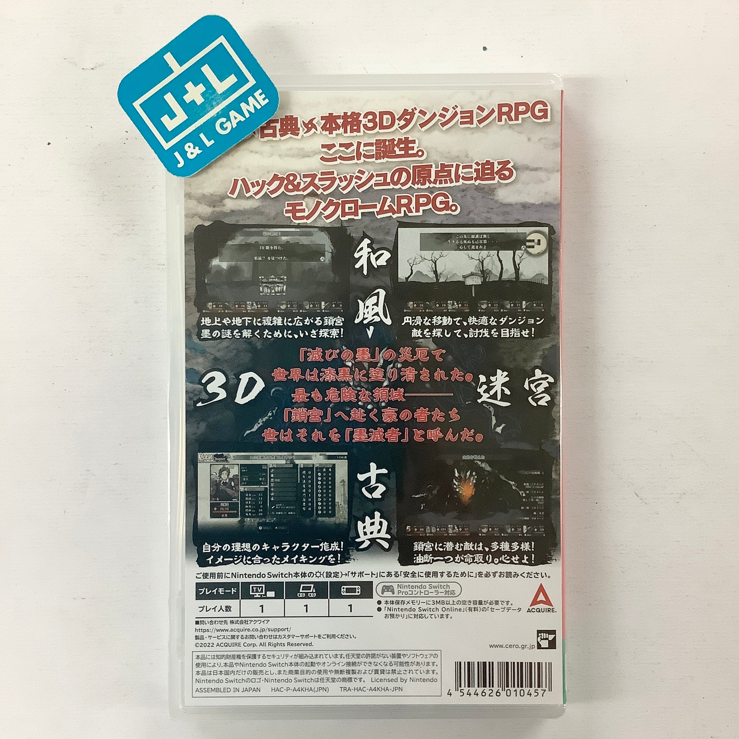 Labyrinth of Zangetsu - (NSW) Nintendo Switch (Japanese Import) Video Games Acquire   