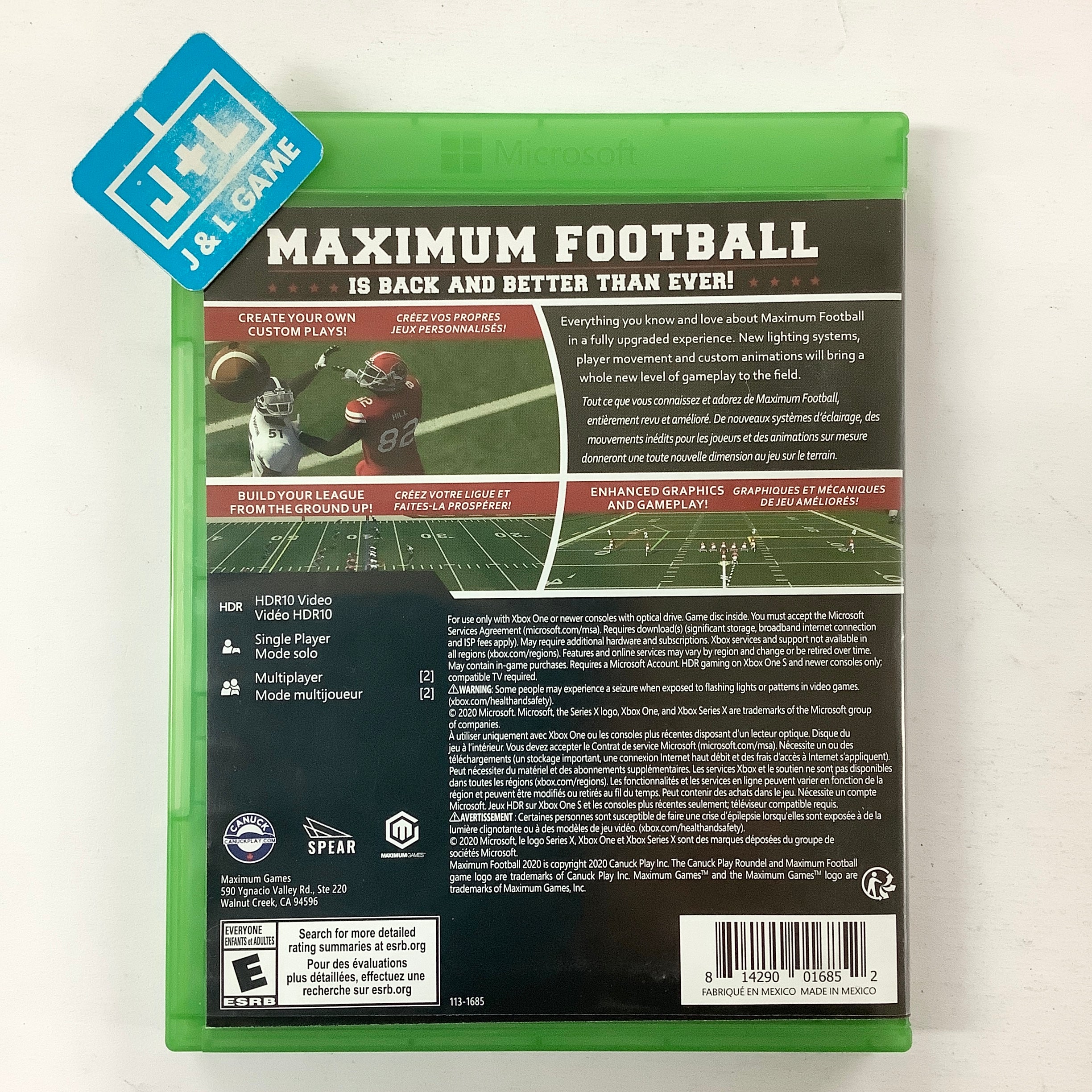 Doug Flutie's Maximum Football 2020 - (XSX) Xbox Series X [Pre-Owned] Video Games Maximum Games   