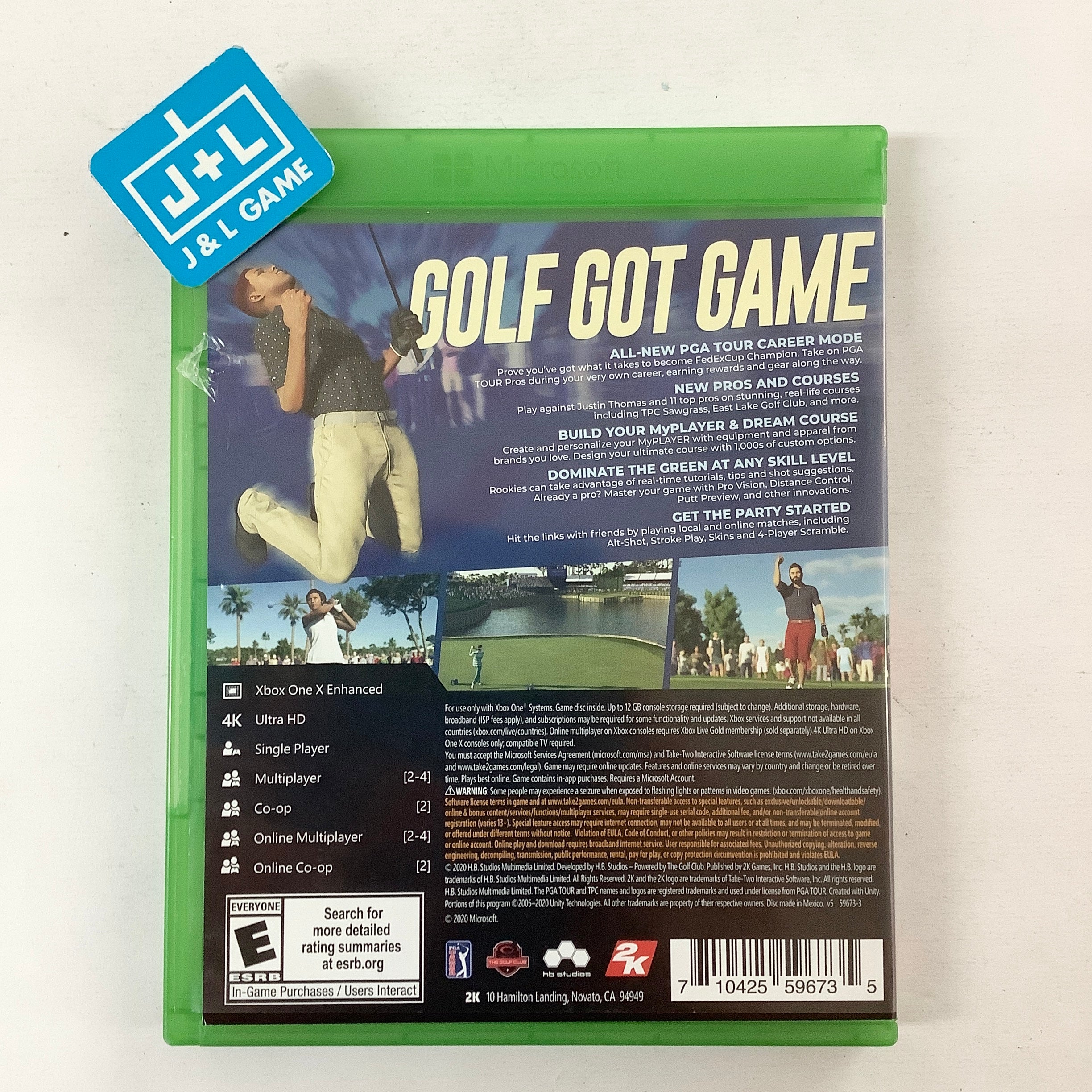 PGA Tour 2K21 - (XB1) Xbox One [Pre-Owned] Video Games 2K Games   
