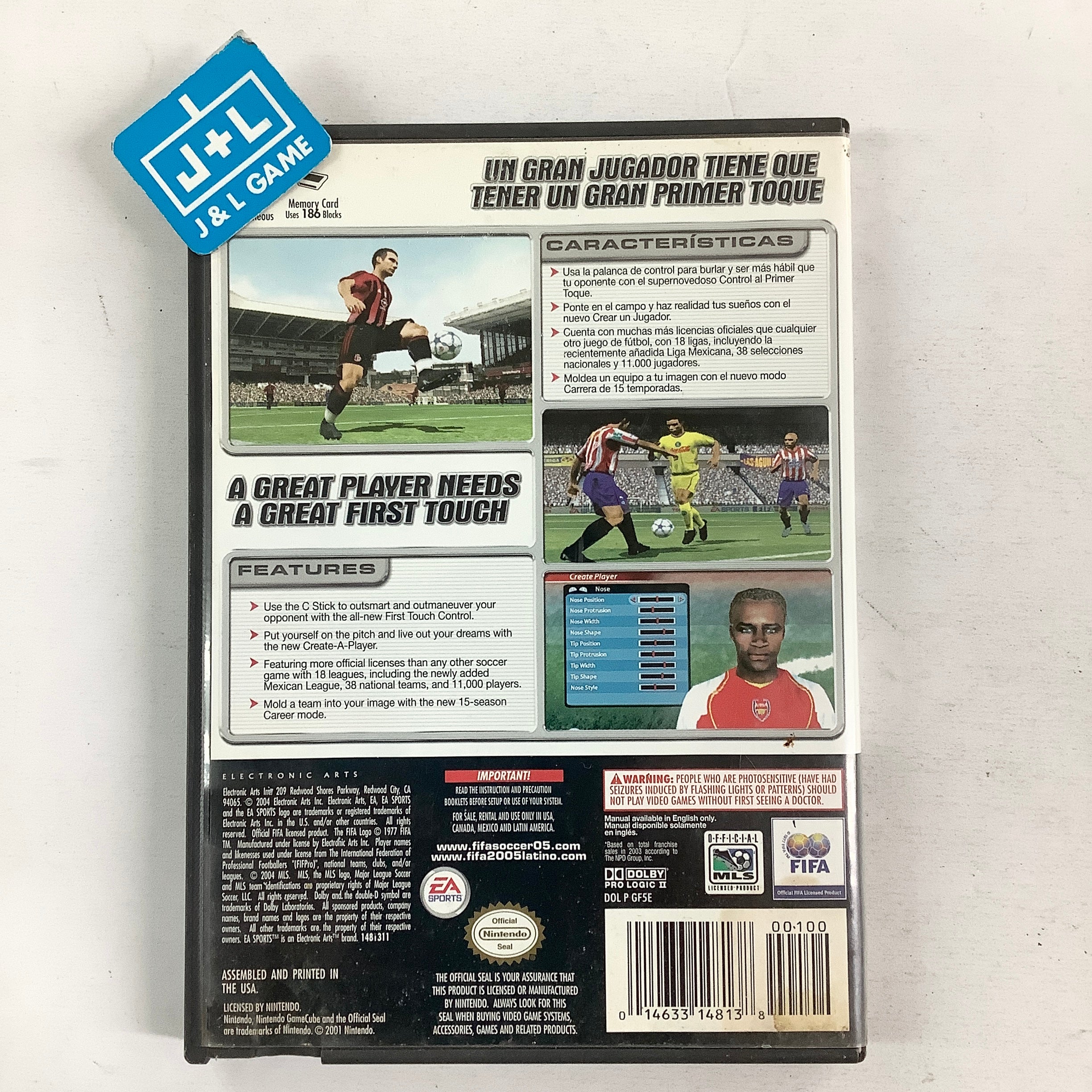 Fifa Soccer 2005 - (GC) Nintendo GameCube [Pre-Owned] Video Games Electronic Arts