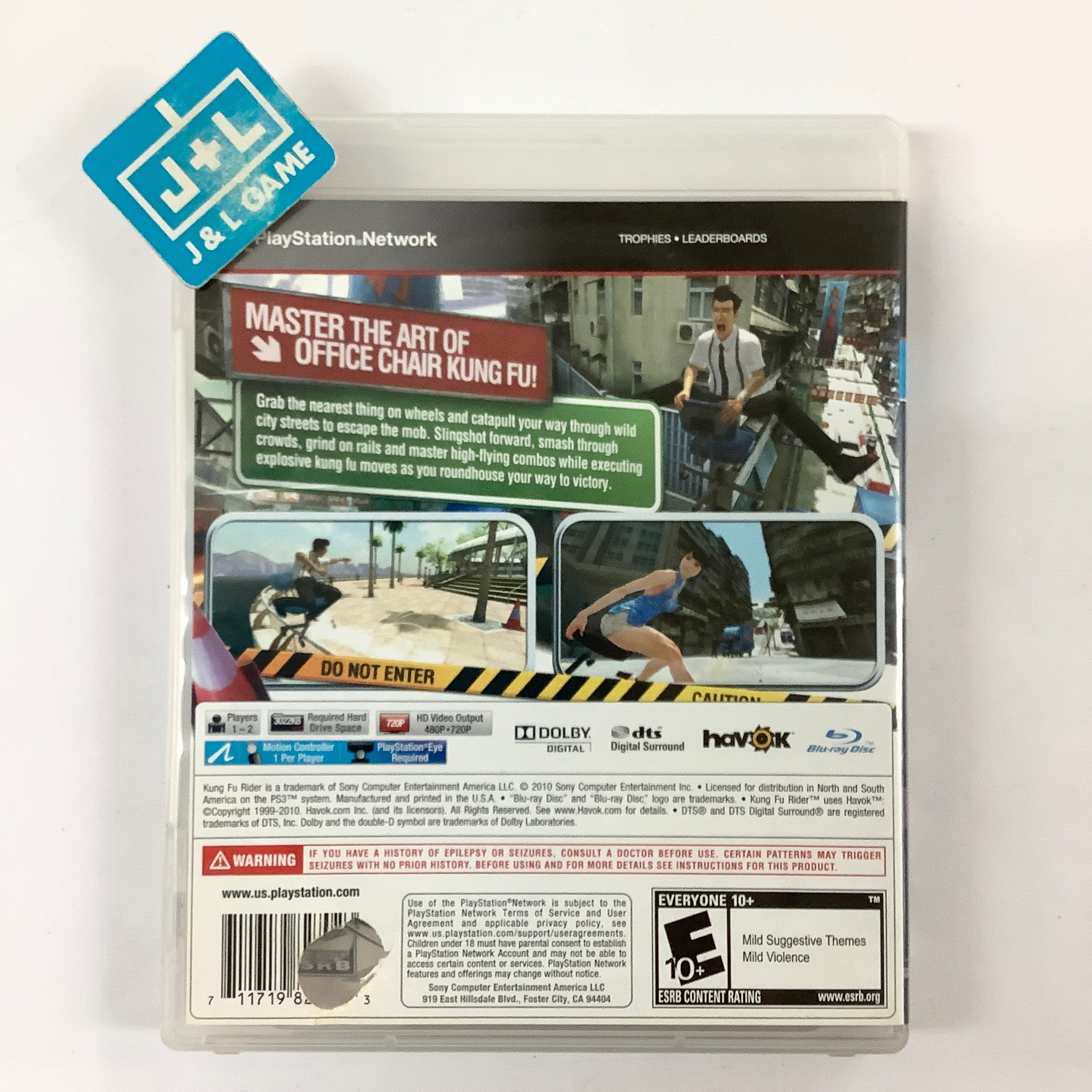 Kung Fu Rider (PlayStation Move Required) - (PS3) PlayStation 3 [Pre-Owned] Video Games SCEA   