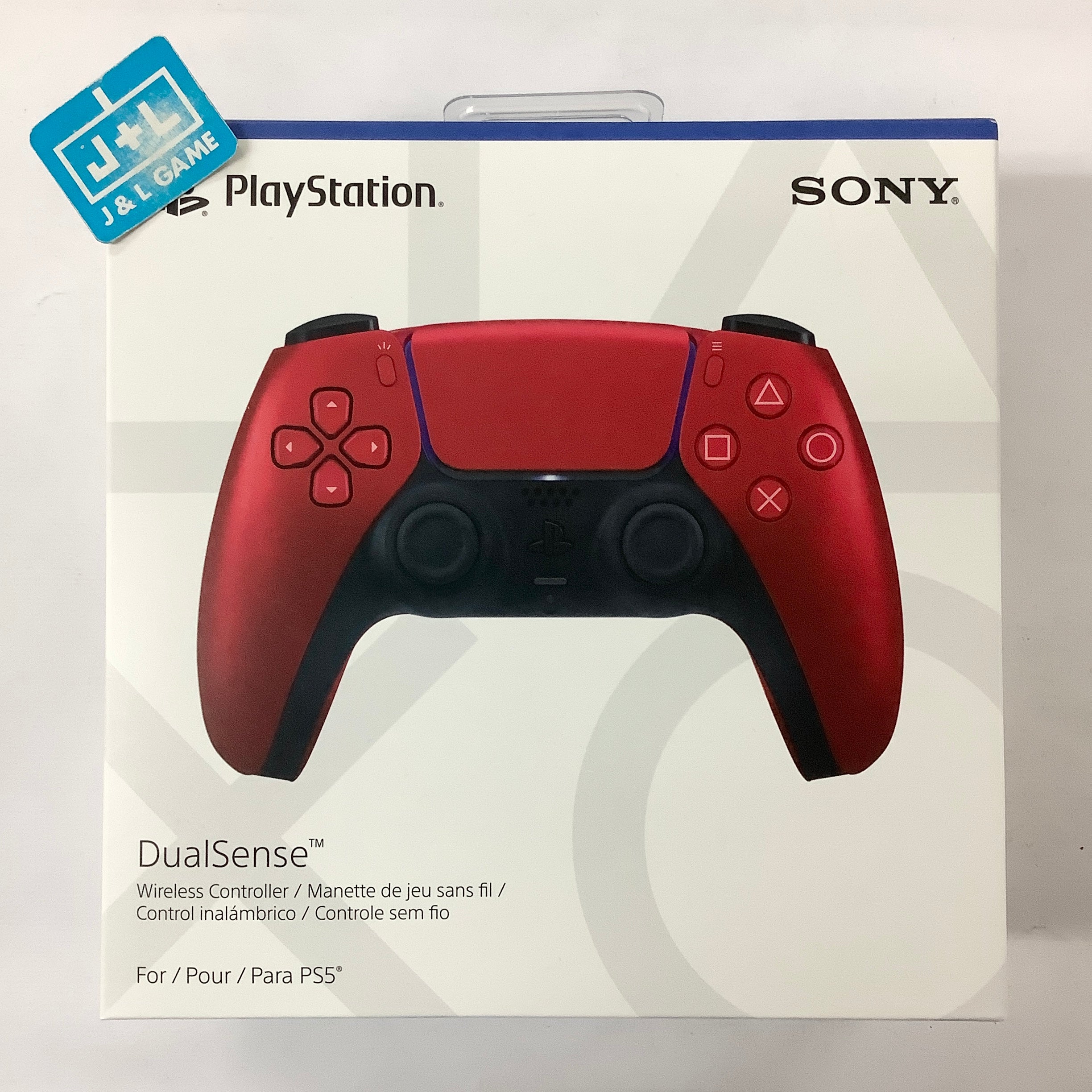 SONY PlayStation 5 DualSense Wireless Controller (Volcanic Red) - (PS5) PlayStation 5 Accessories PlayStation