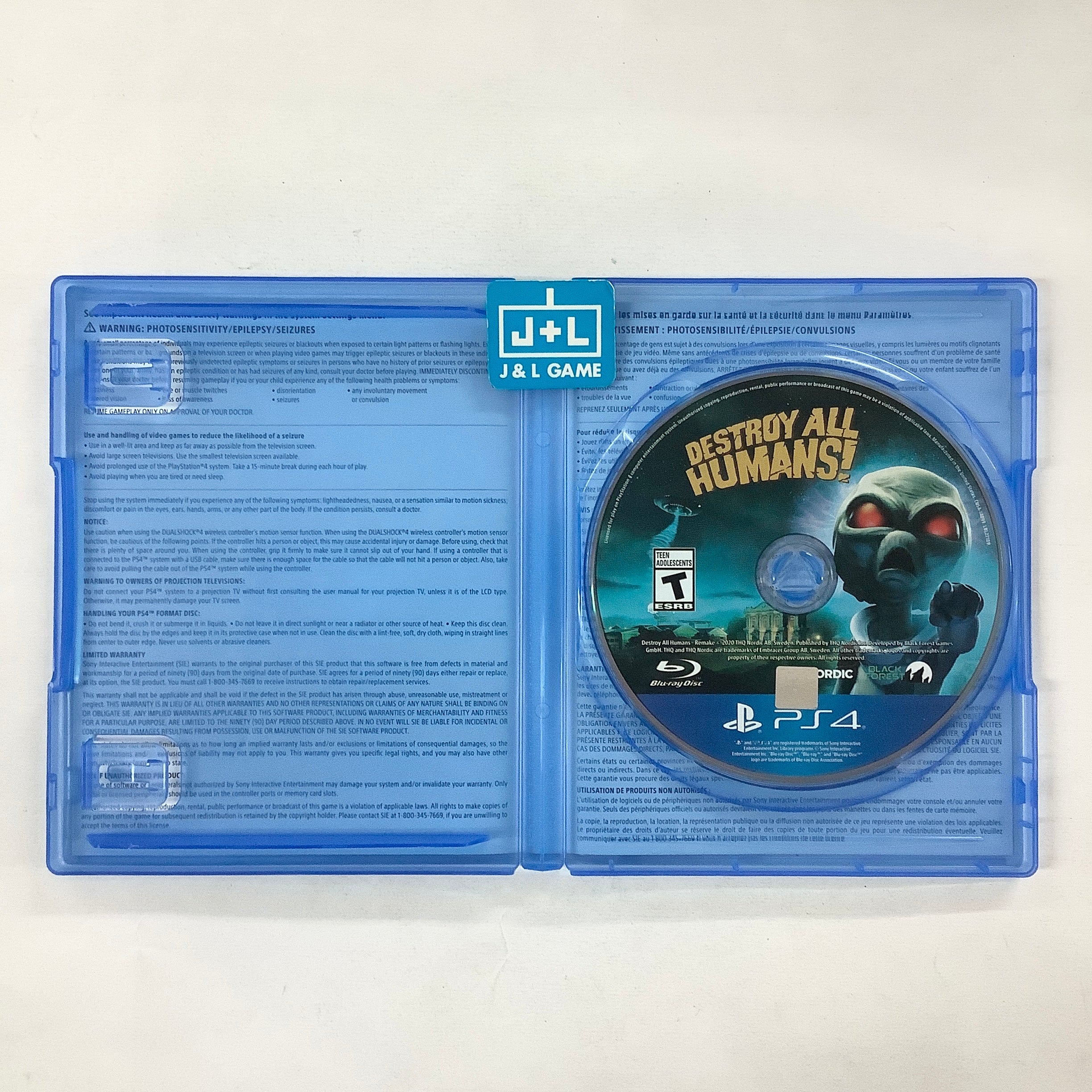 Destroy All Humans! - (PS4) PlayStation 4 [Pre-Owned] Video Games THQ Nordic   