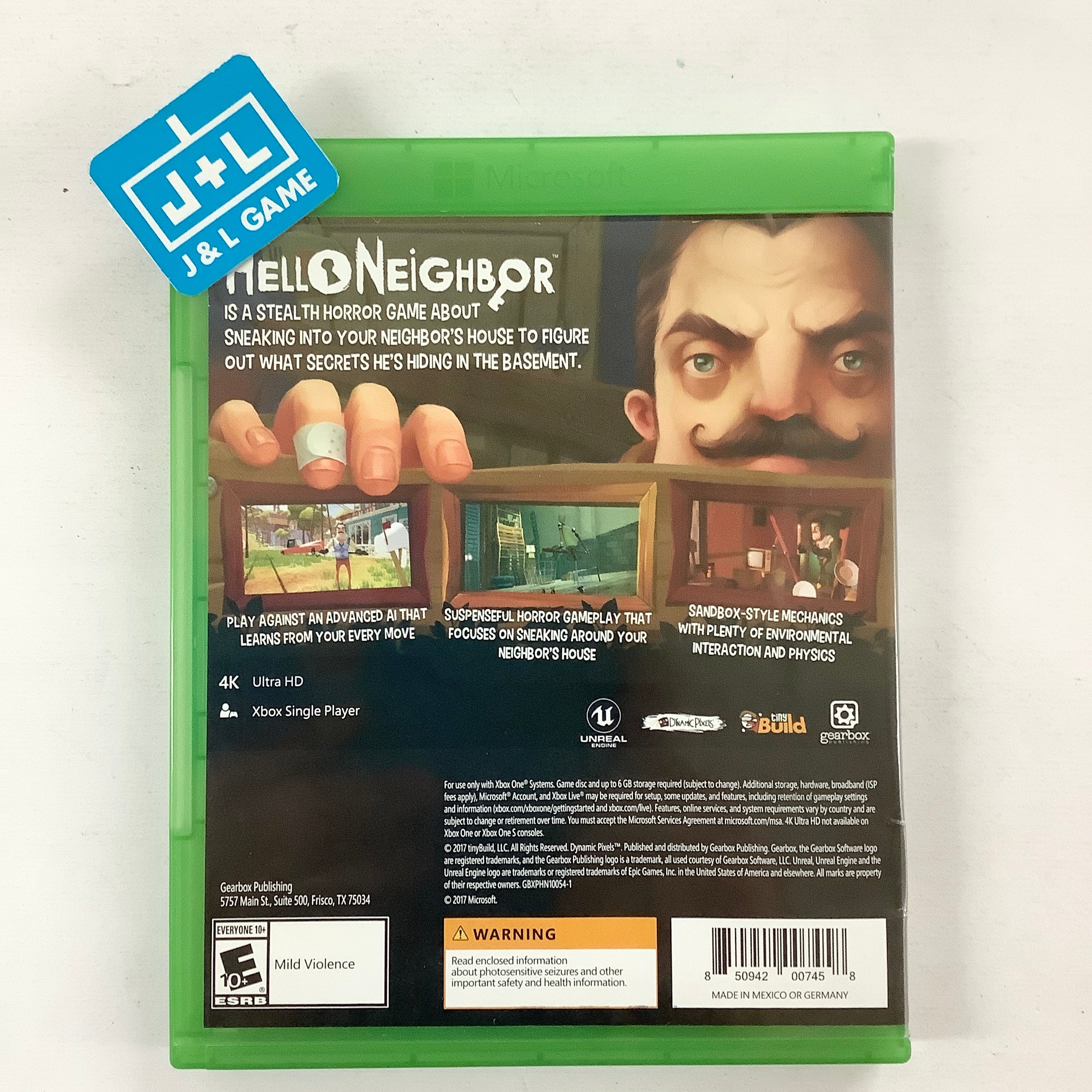 Hello Neighbor - (XB1) Xbox One [Pre-Owned] | J&L Game