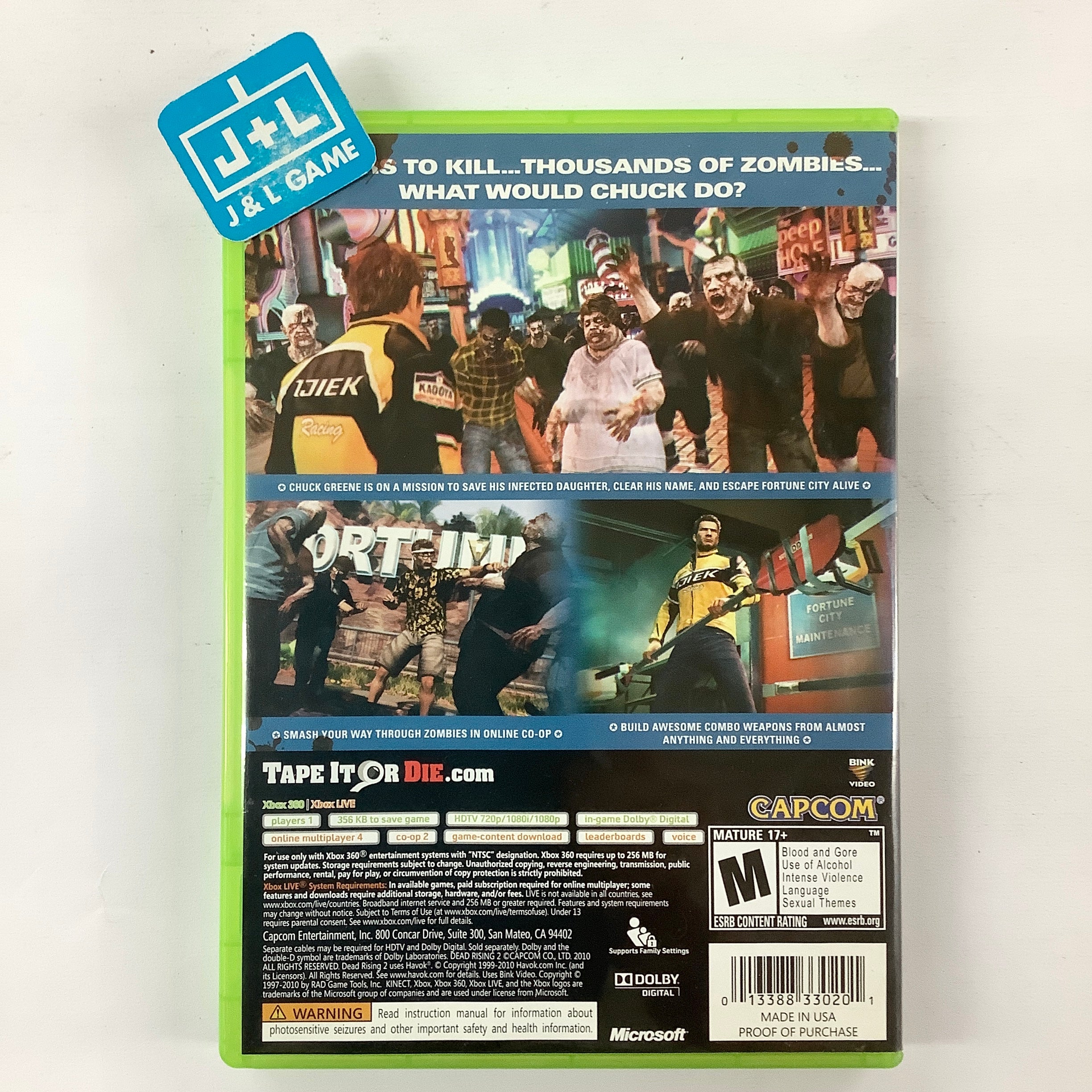 Dead Rising 2 - Xbox 360 [Pre-Owned] Video Games Capcom   