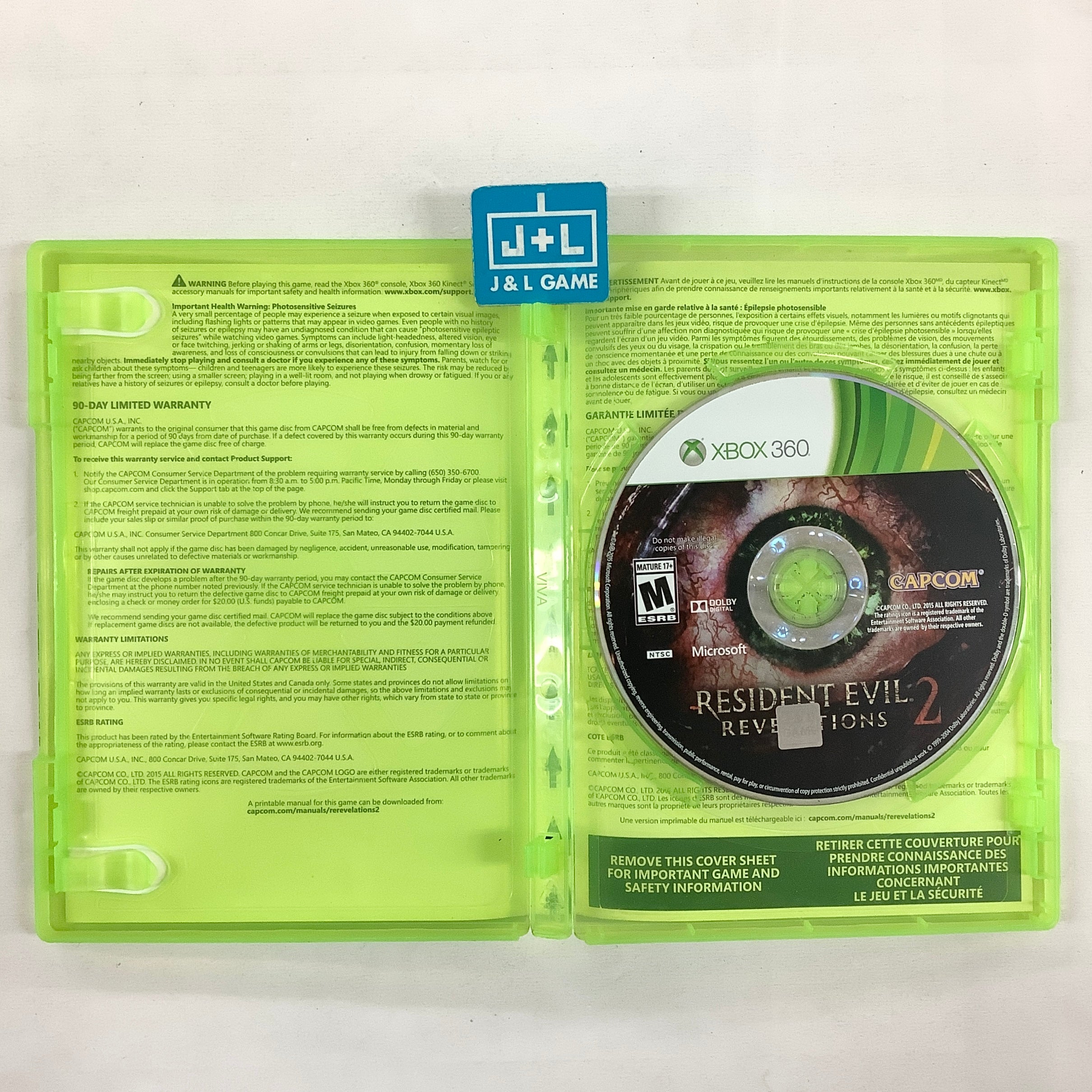 Resident Evil: Revelations 2 - Xbox 360 [Pre-Owned] Video Games Capcom