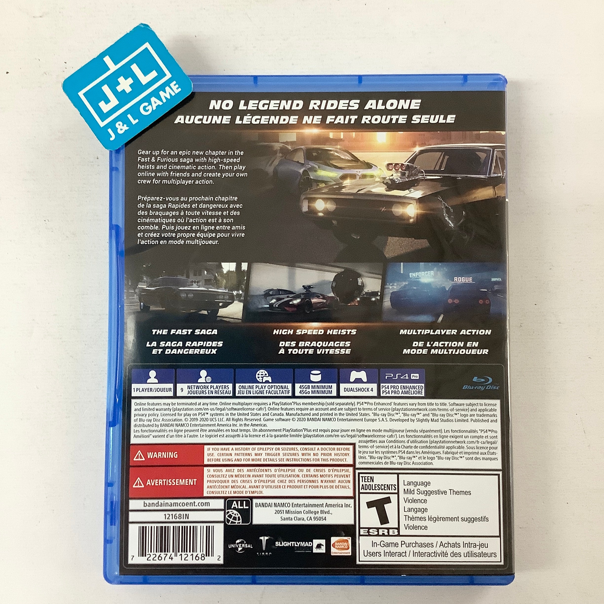 Fast & Furious Crossroads - (PS4) PlayStation 4 [Pre-Owned] Video Games BANDAI NAMCO Entertainment   