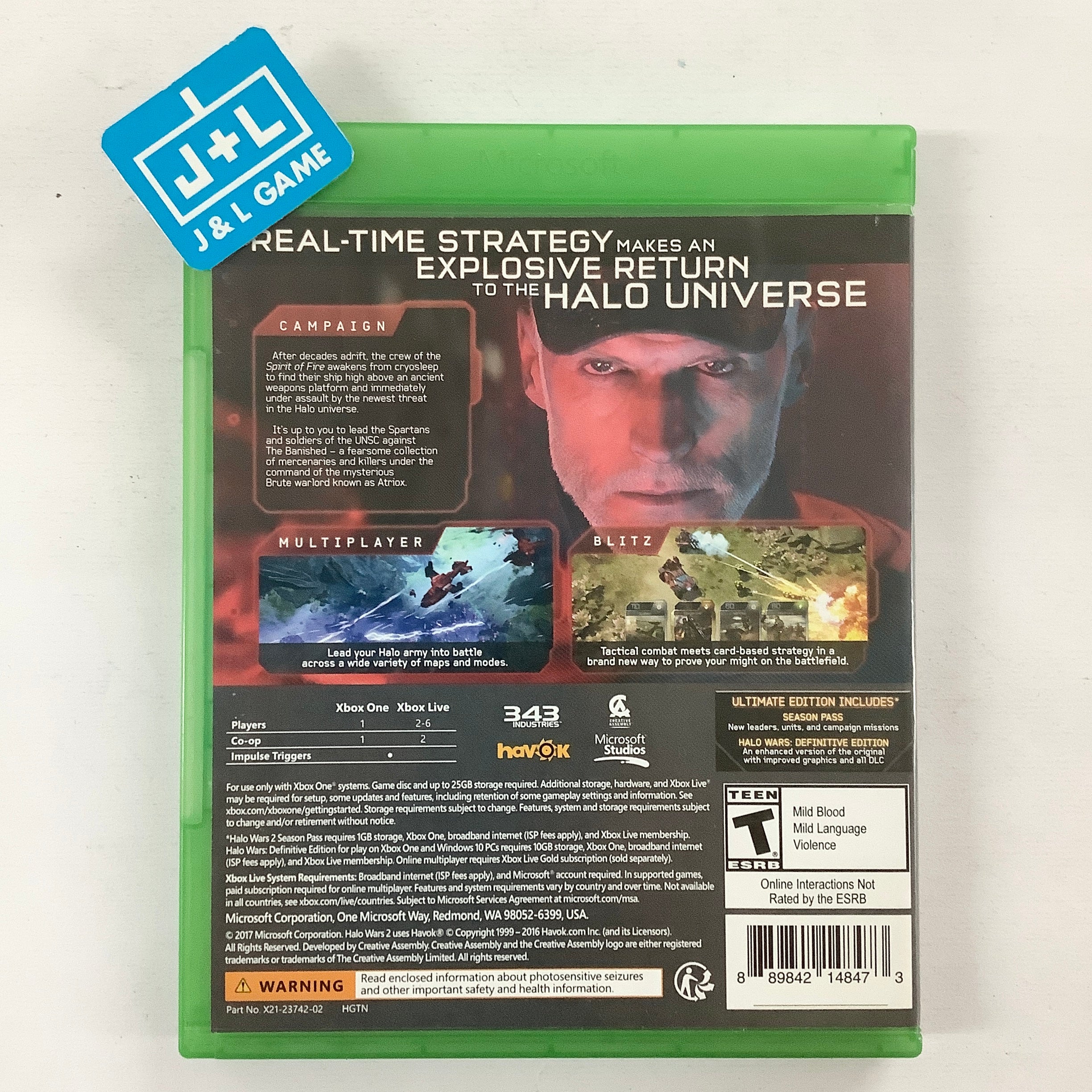 Halo Wars 2 Ultimate Edition - (XB1) Xbox One [Pre-Owned] | J&L Game