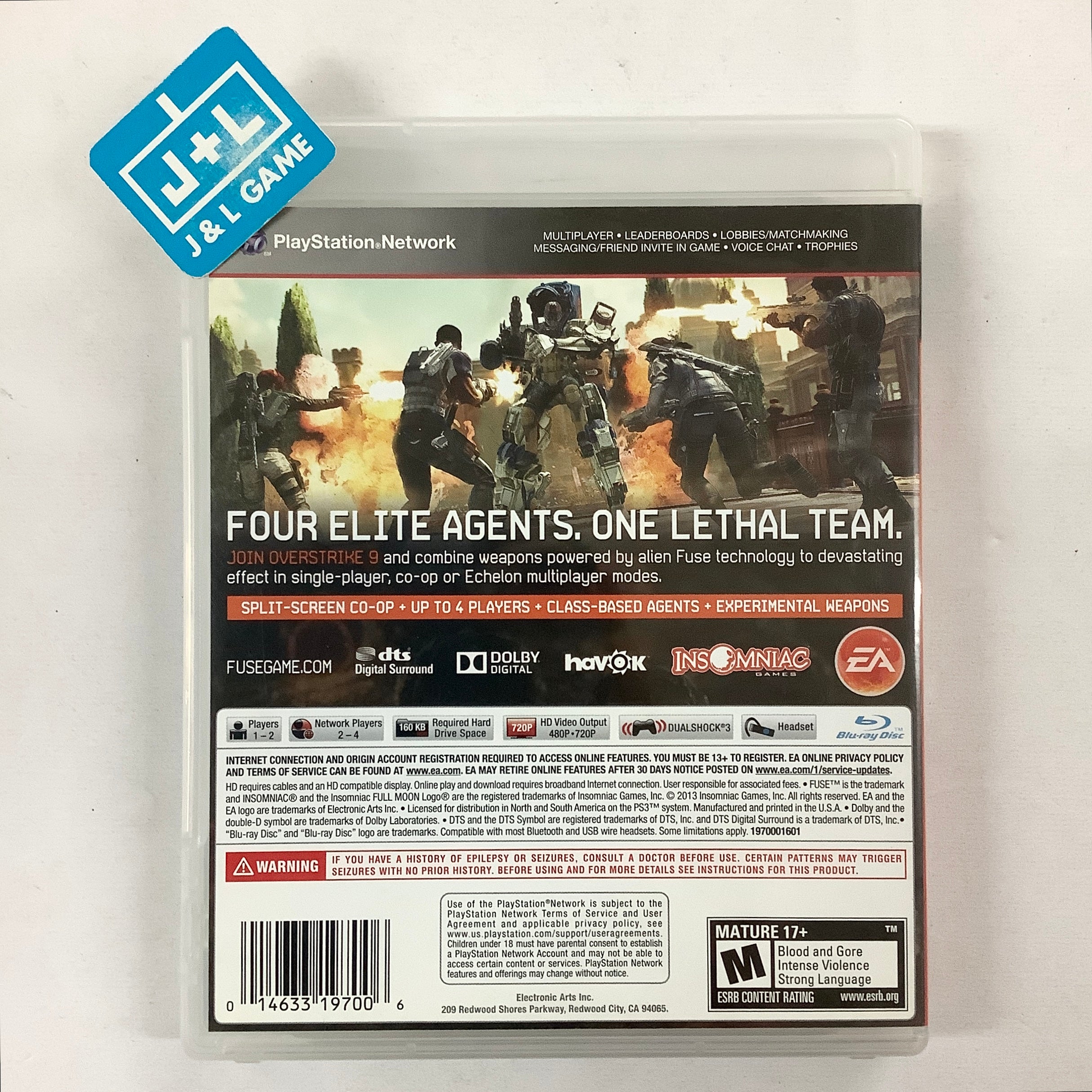 Fuse - (PS3) PlayStation 3 [Pre-Owned] Video Games Electronic Arts