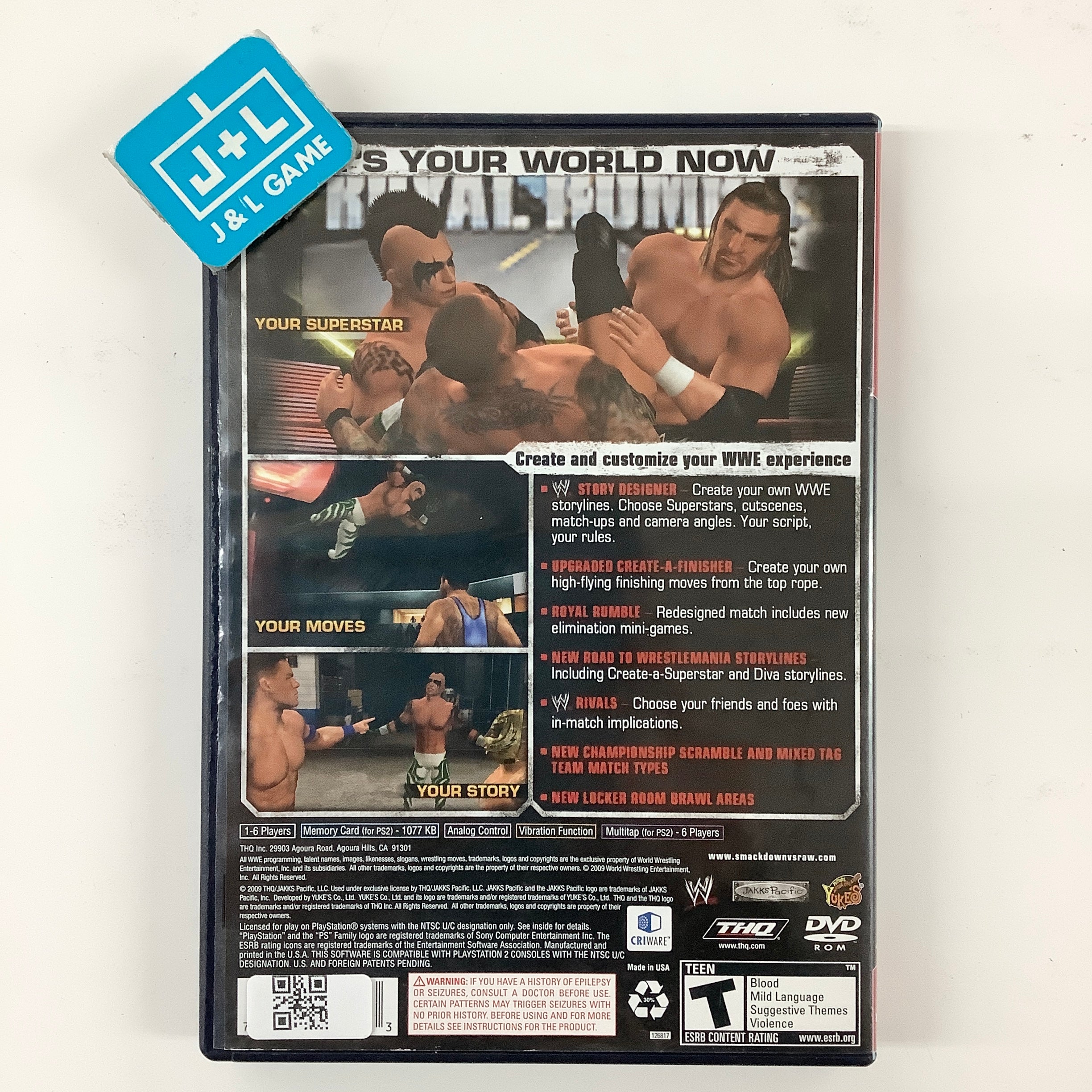 WWE SmackDown vs. Raw 2010 (Greatest Hits) - (PS2) PlayStation 2 [Pre-Owned] Video Games THQ