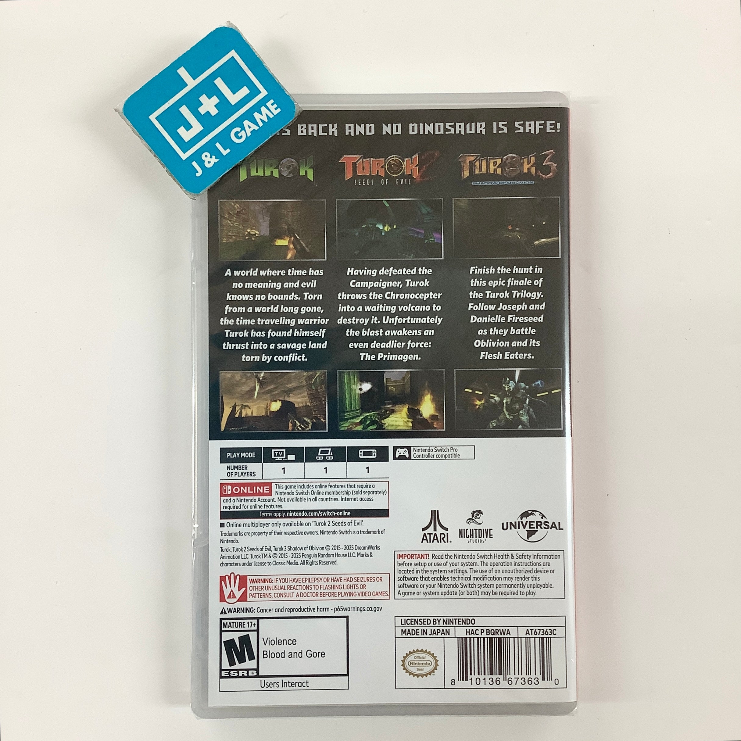 Turok Trilogy Bundle - (NSW) Nintendo Switch Video Games Atari