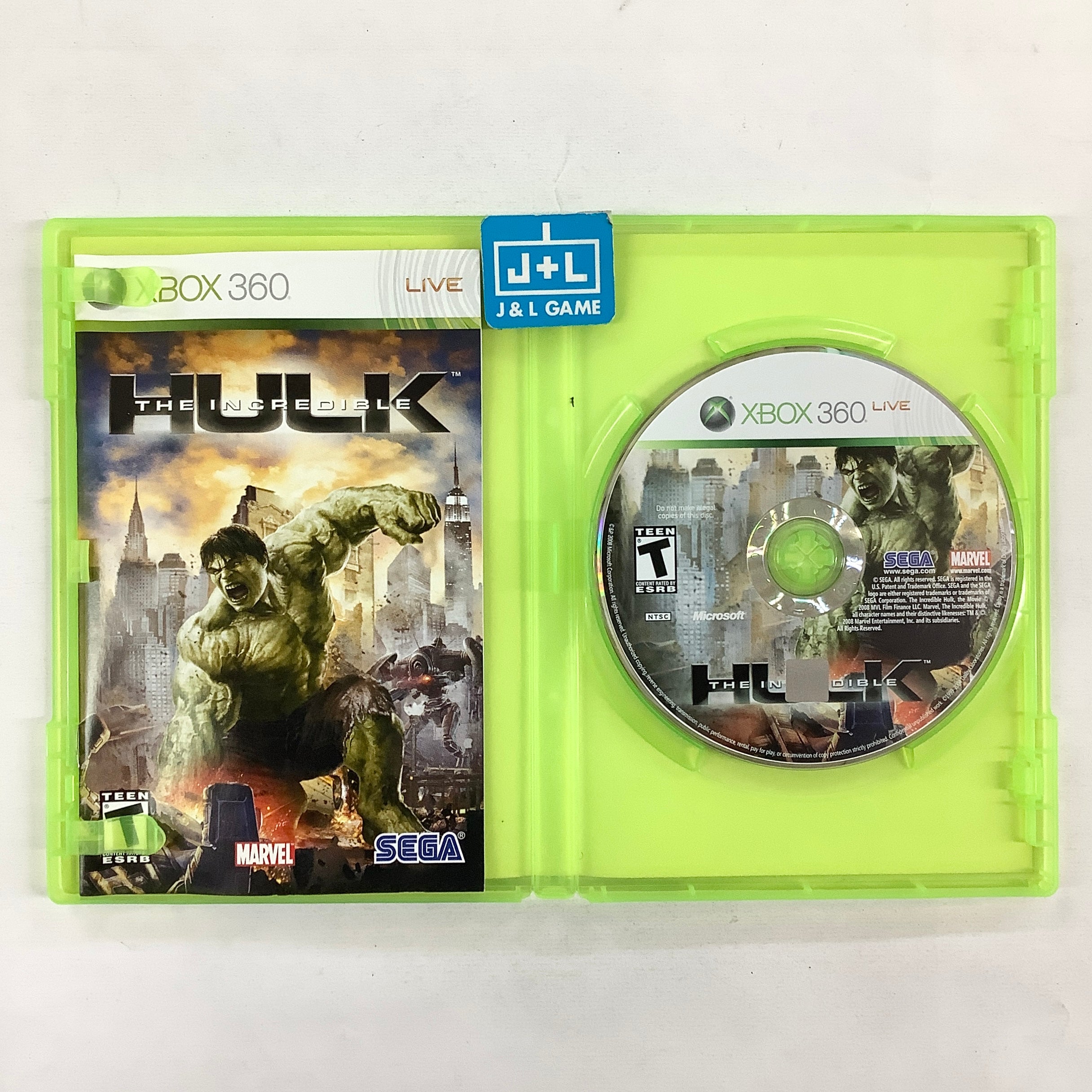 The Incredible Hulk (GameStop Exclusive) - Xbox 360 [Pre-Owned] Video Games Sega