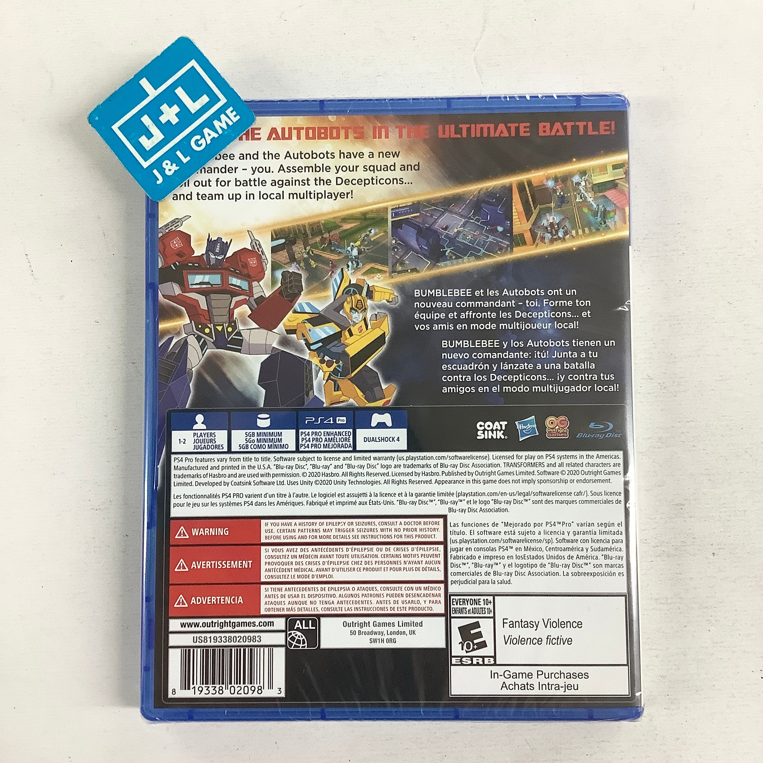 Transformers: Battlegrounds - (PS4) PlayStation 4 | J&L Game