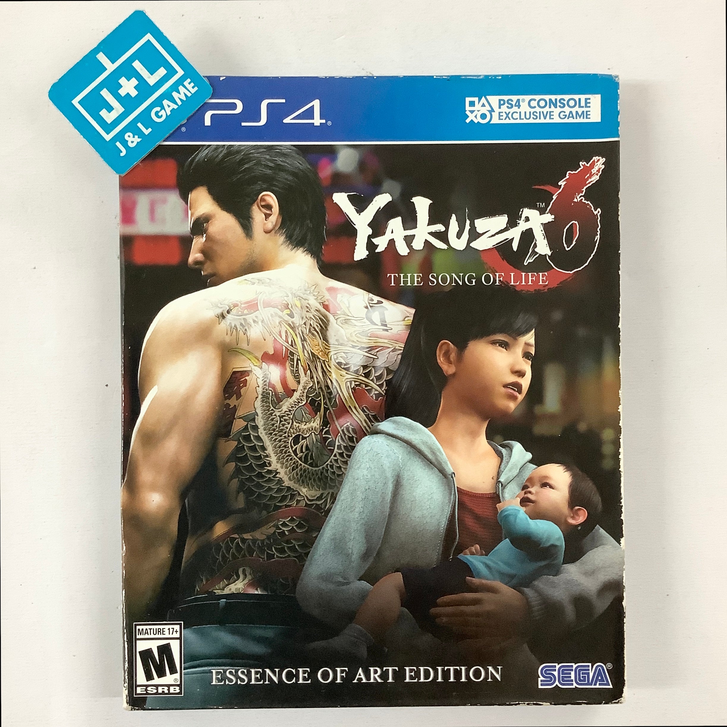 Yakuza 6: The Song of Life (Essence of Art Edition) - (PS4) PlayStation 4 [Pre-Owned] Video Games SEGA