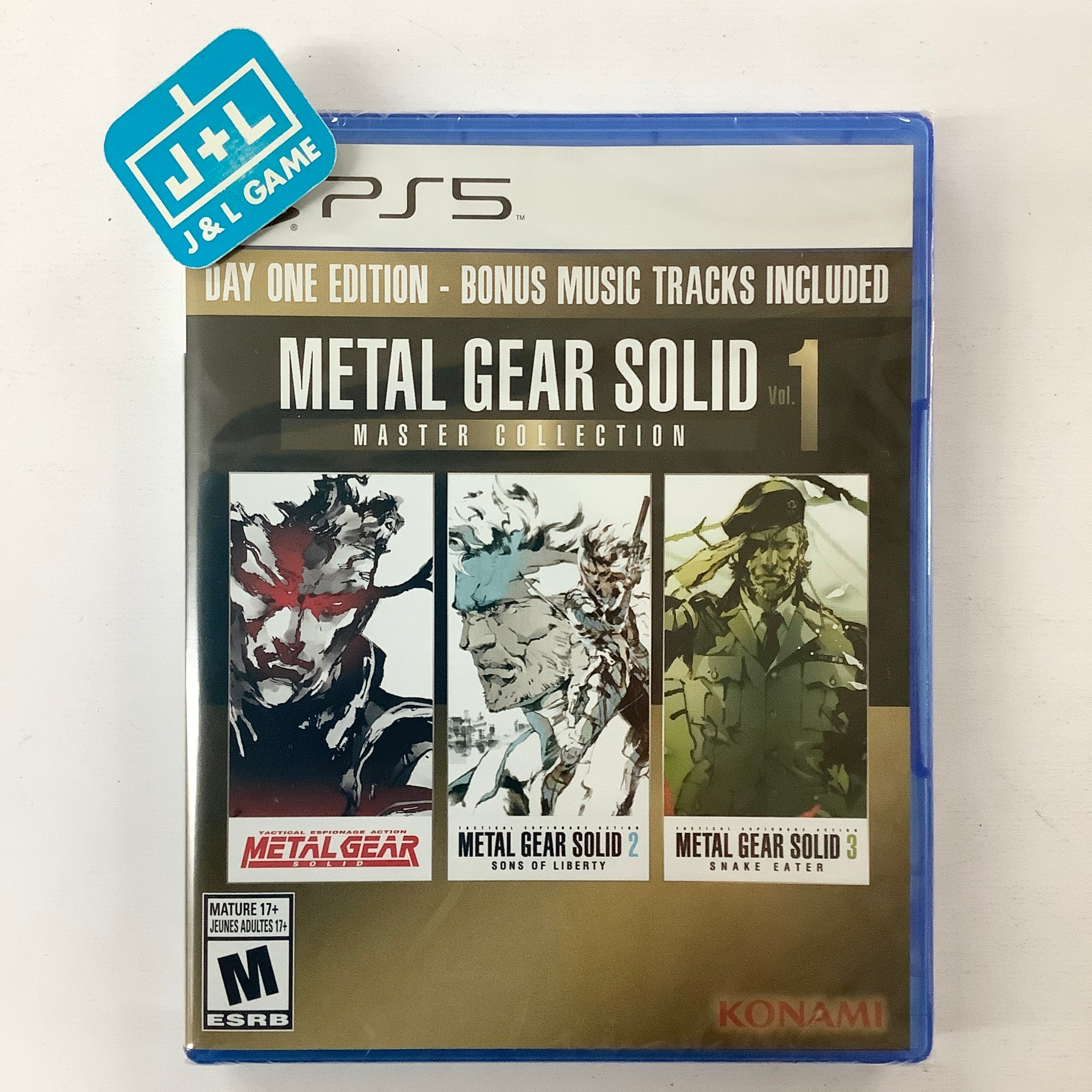 Metal Gear Solid: Master Collection Vol.1 (Day One Edition) - (PS5) PlayStation 5 Video Games Konami