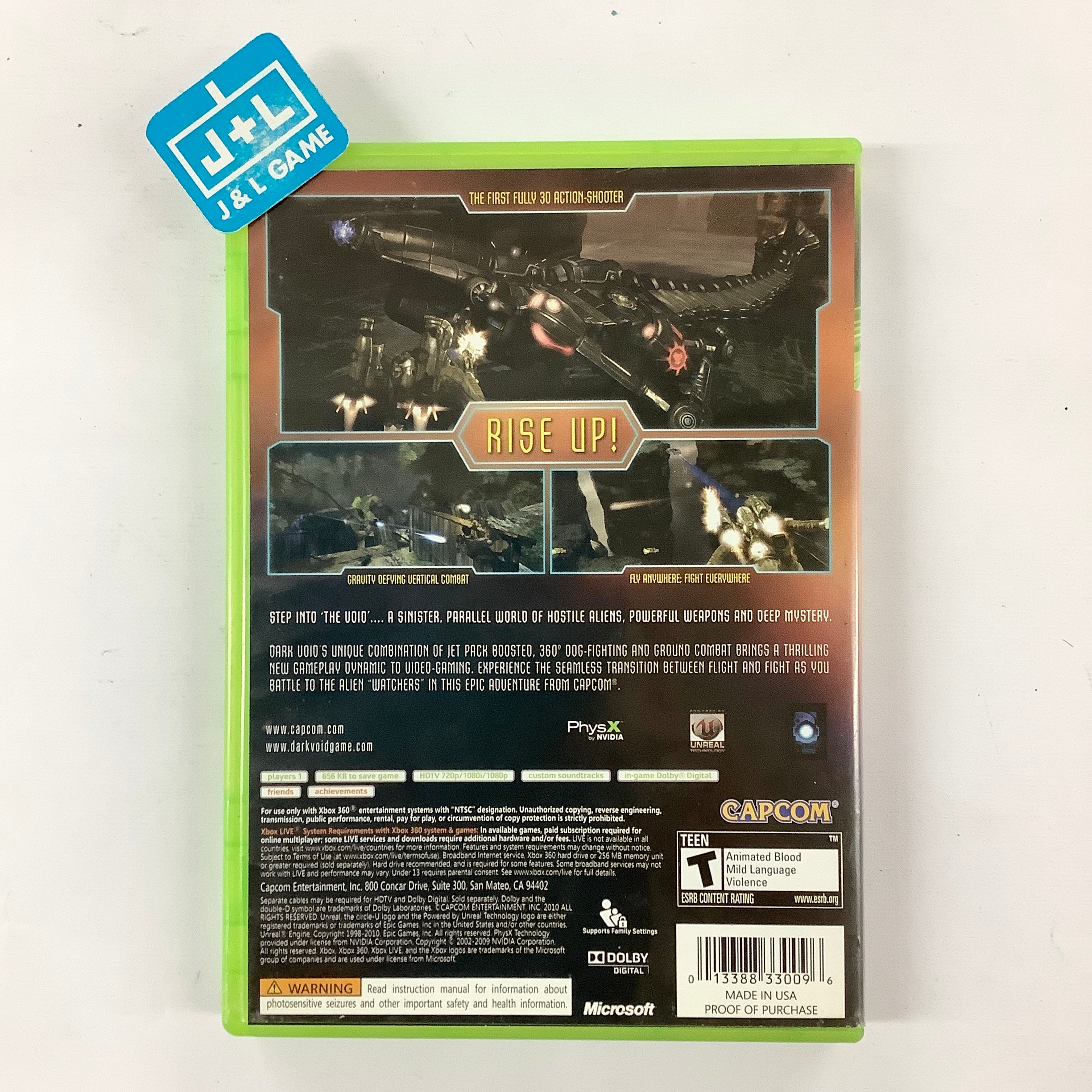 Dark Void - Xbox 360 [Pre-Owned] Video Games Capcom   