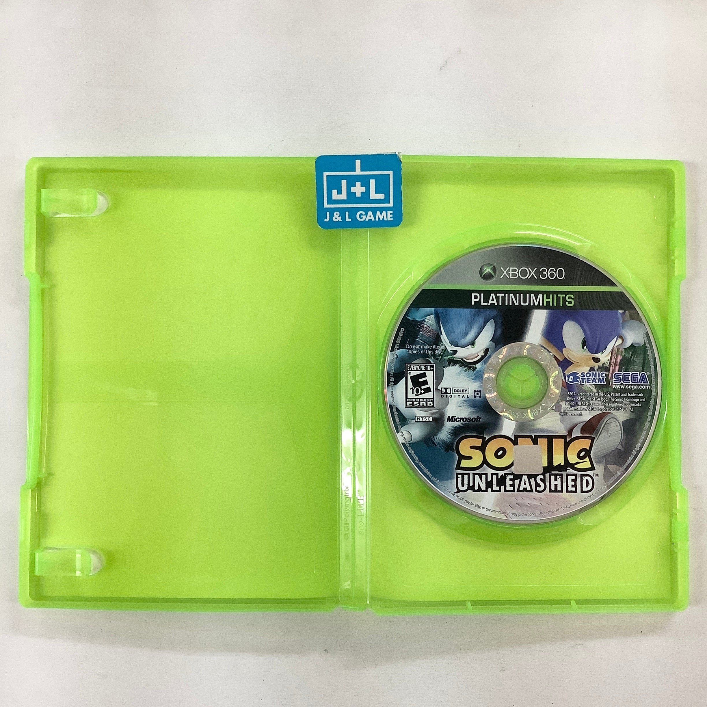Sonic Unleashed (Platinum Hits) - Xbox 360 [Pre-Owned] Video Games Sega