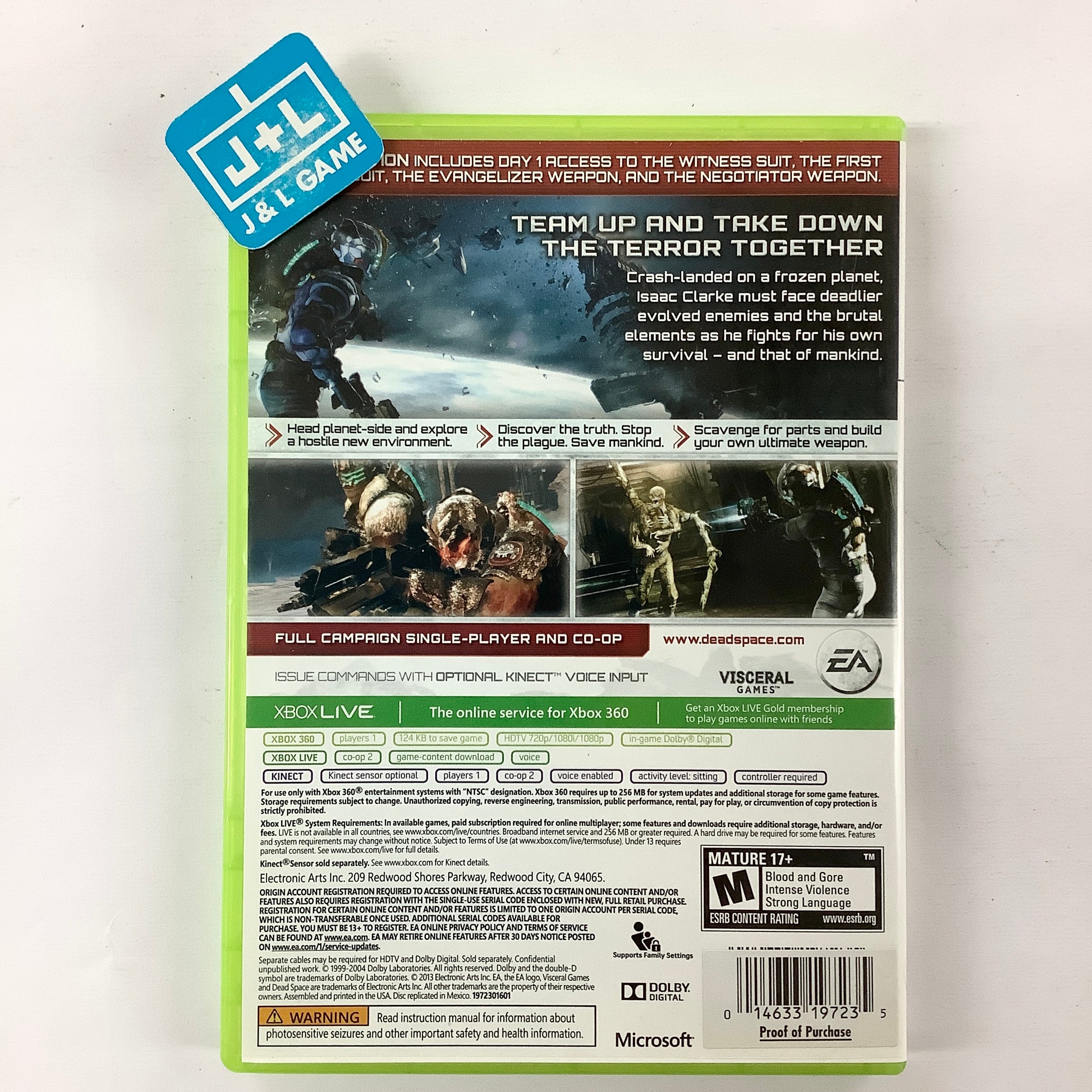 Dead Space 3 (Limited Edition) - Xbox 360 [Pre-Owned] Video Games Electronic Arts   