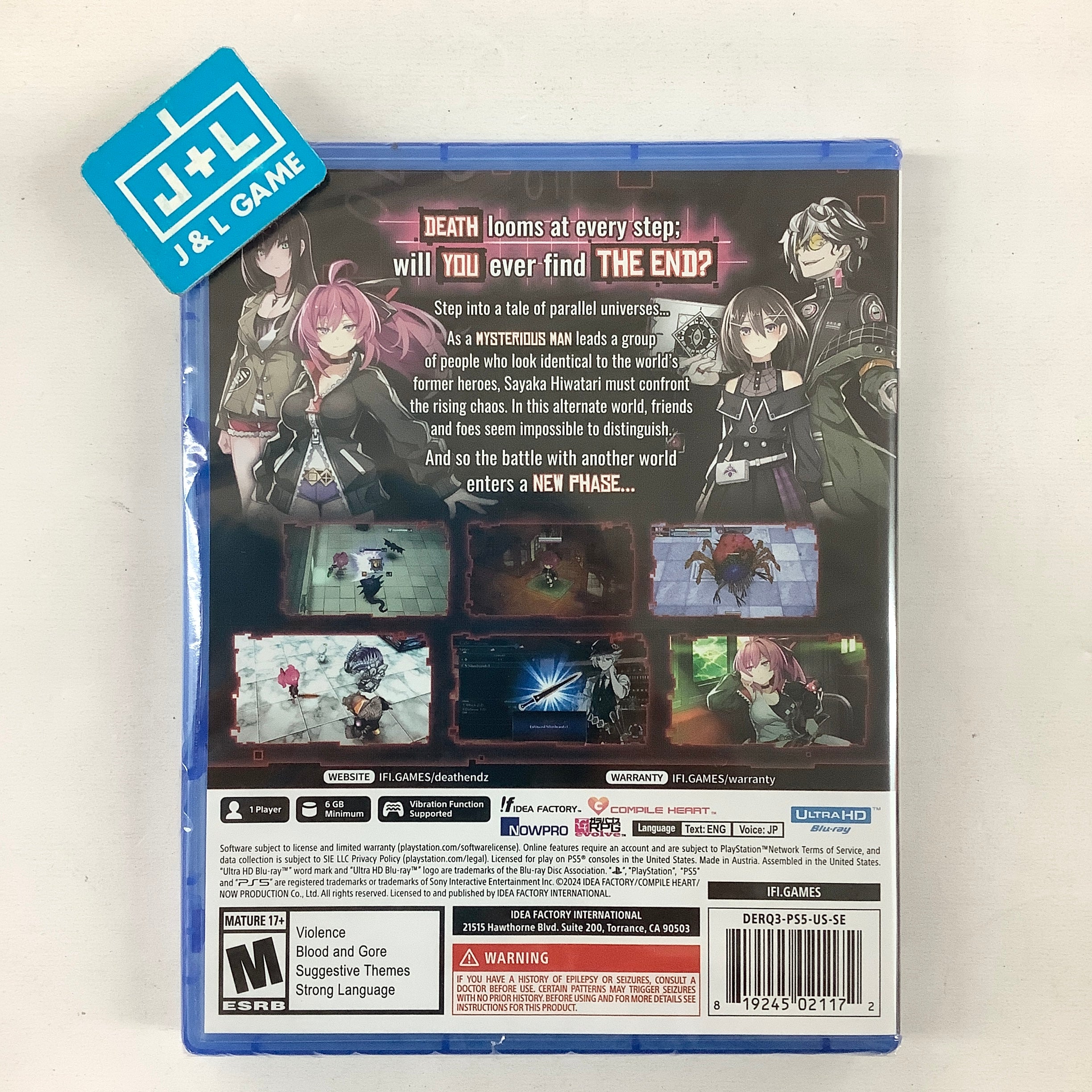 Death End Re;Quest CodeZ - (PS5) Playstation 5 Video Games Idea Factory