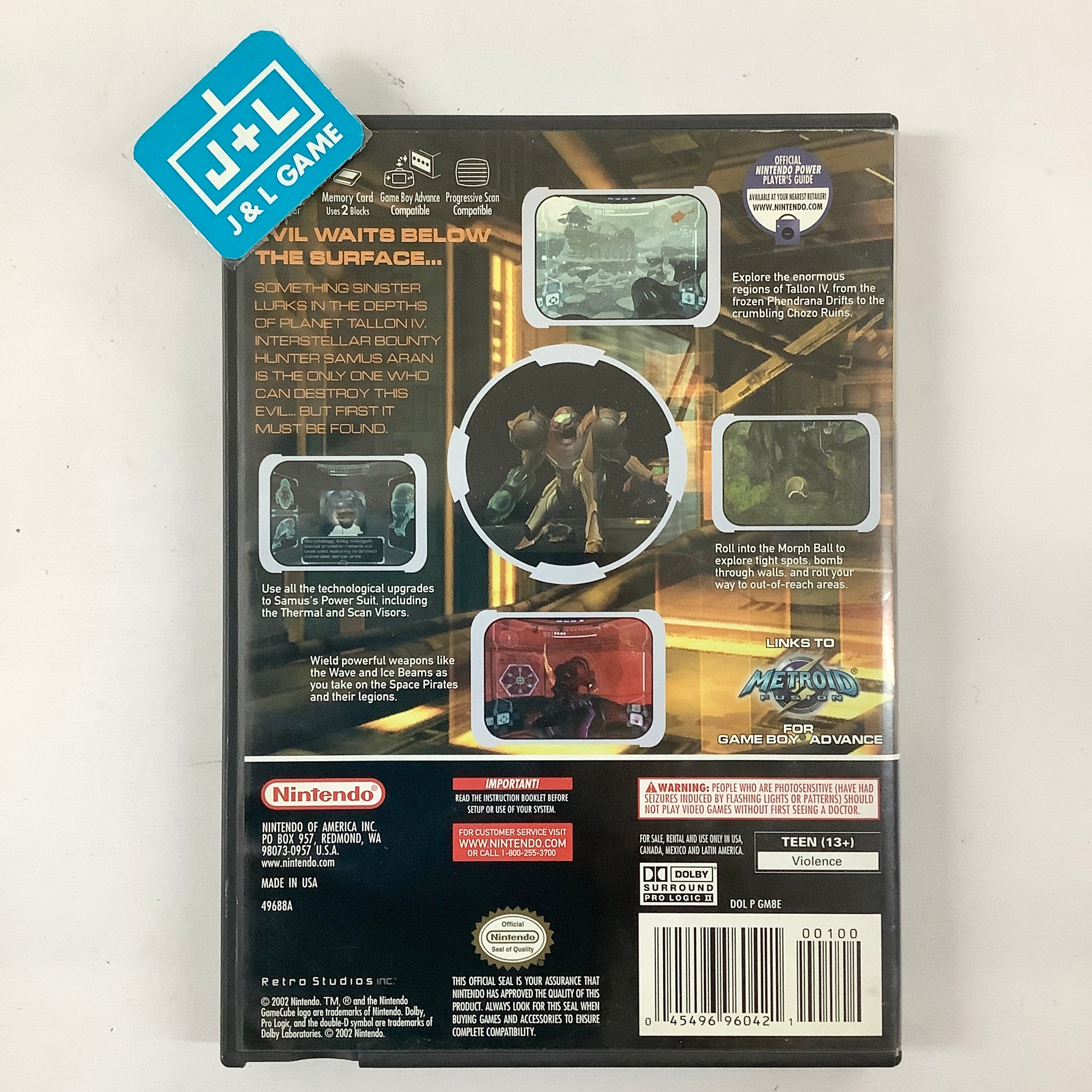 Metroid Prime - (GC) GameCube [Pre-Owned] Video Games Nintendo   