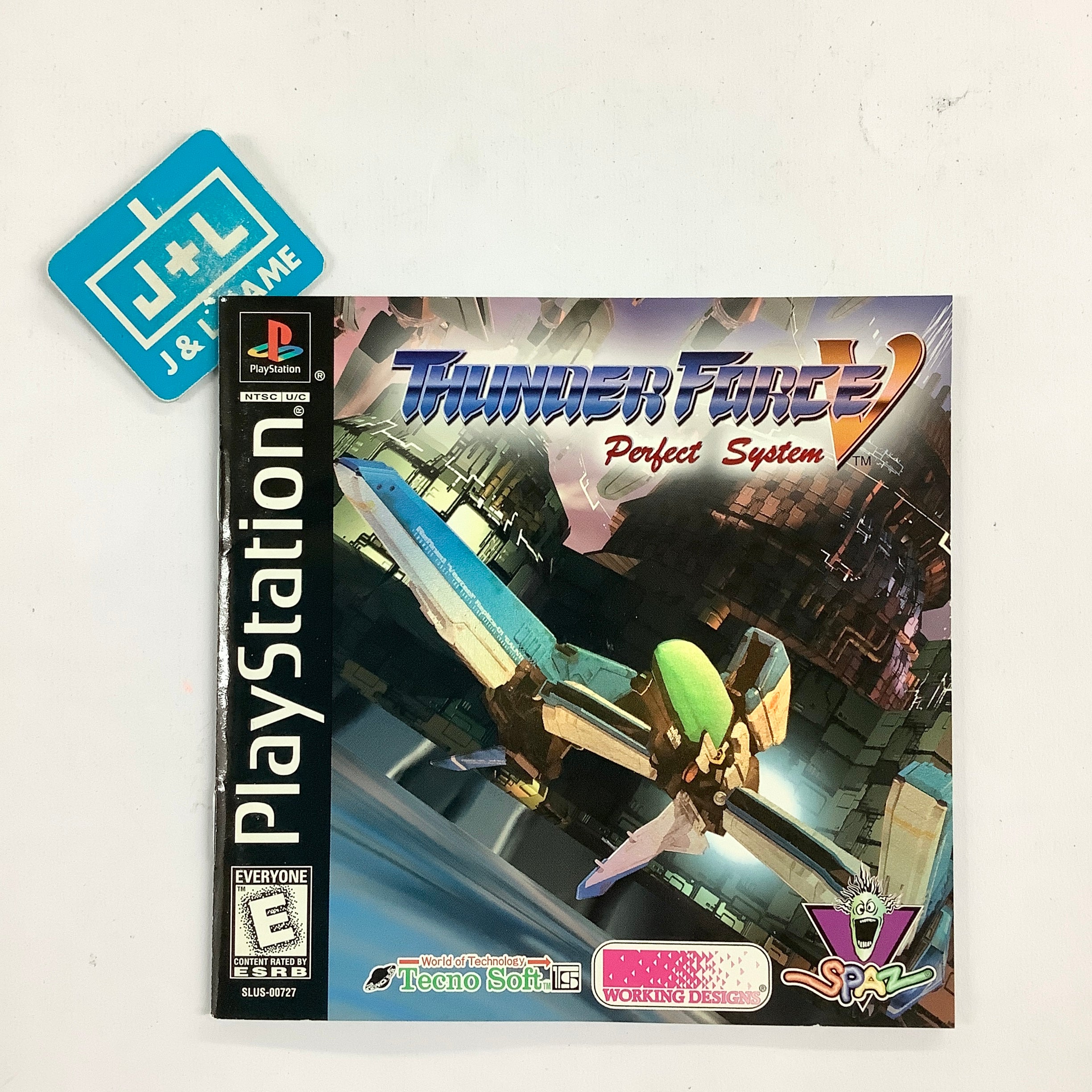 Thunder Force V: Perfect System - (PS1) PlayStation 1 [Pre-Owned] Video Games Working Designs   