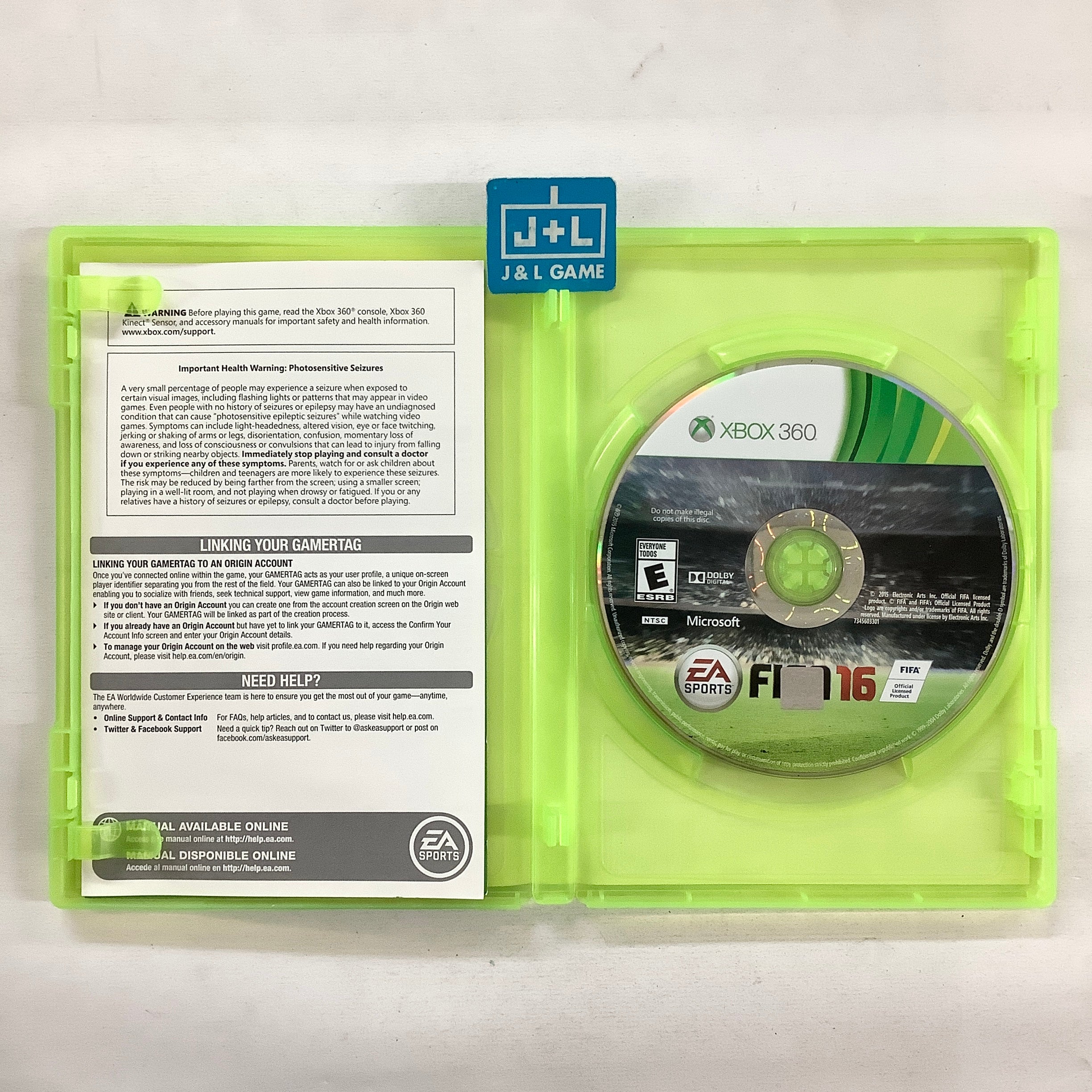 FIFA 16 - Xbox 360 [Pre-Owned] Video Games Electronic Arts