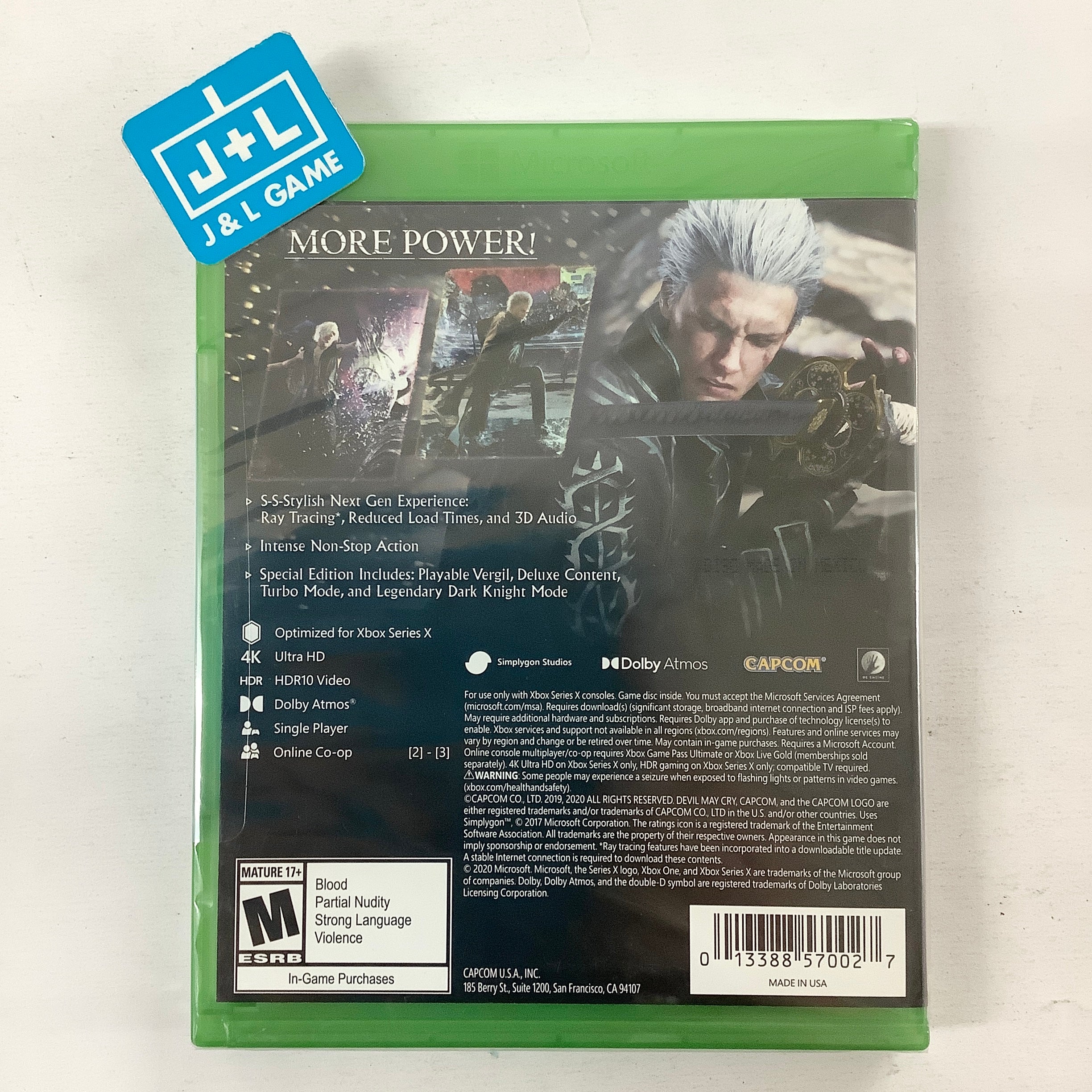 Devil May Cry 5 Special Edition - (XSX) Xbox Series X | J&L Game Devil May Cry 5 Special Edition - (XSX) Xbox Series X | J&L Game