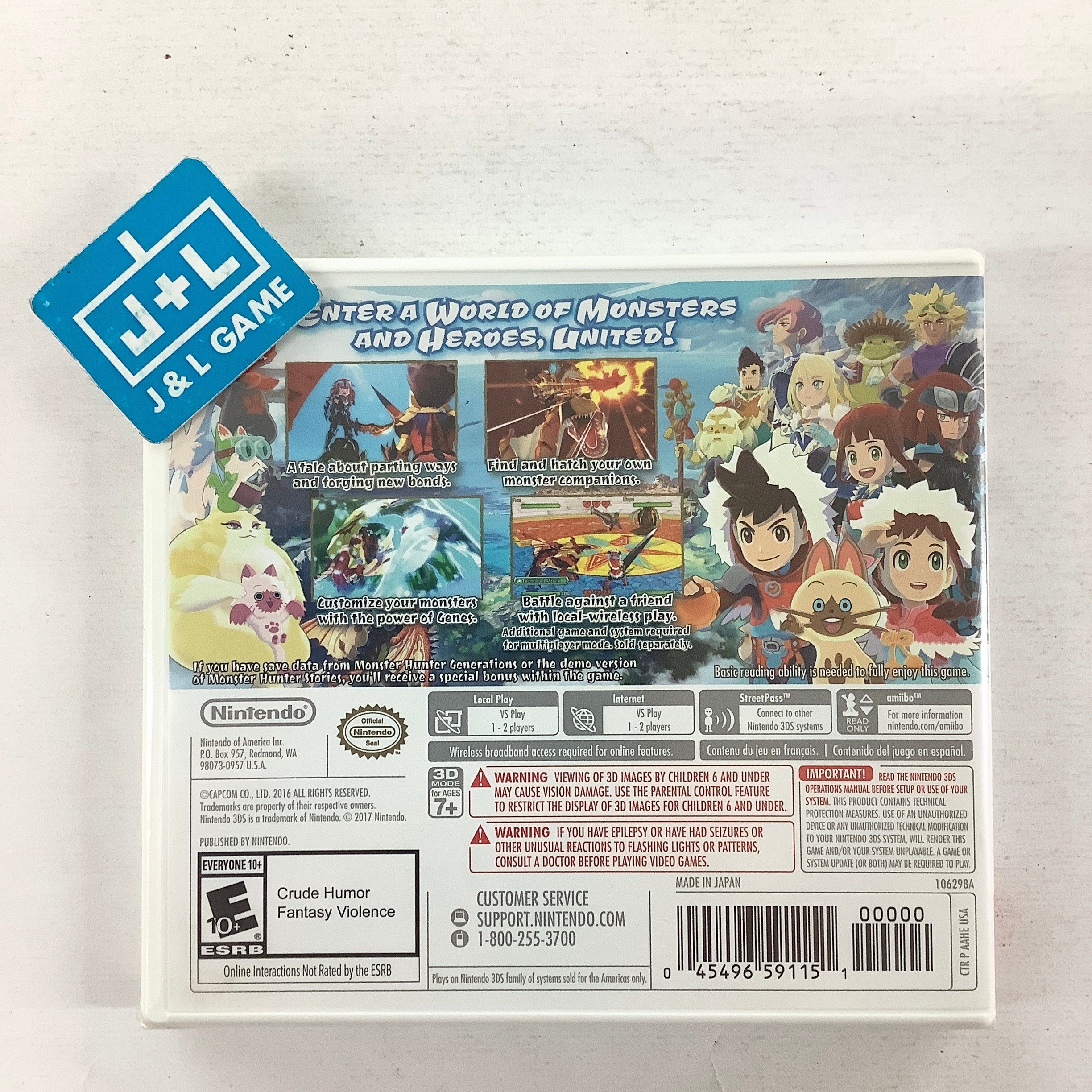 Monster Hunter Stories - Nintendo 3DS Video Games Nintendo
