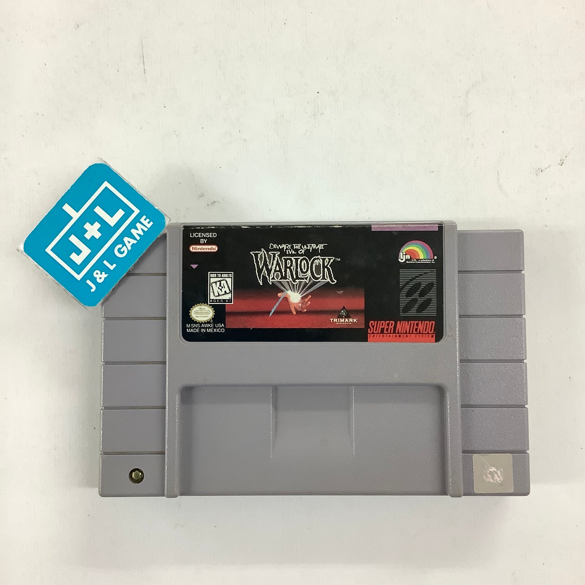Warlock (SNES) Super Nintendo [Pre-Owned] J&L Game