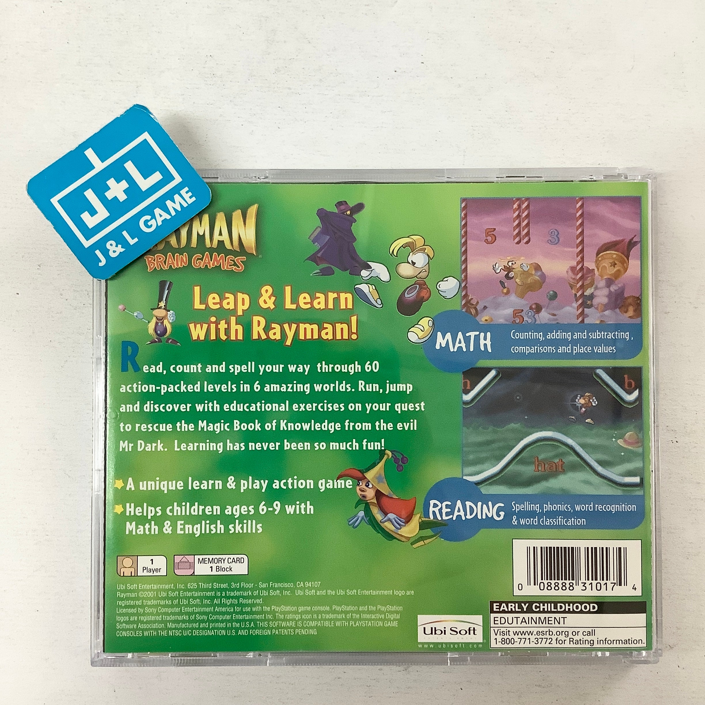 Rayman Brain Games - (PS1) PlayStation 1 [Pre-Owned] Video Games Ubisoft   