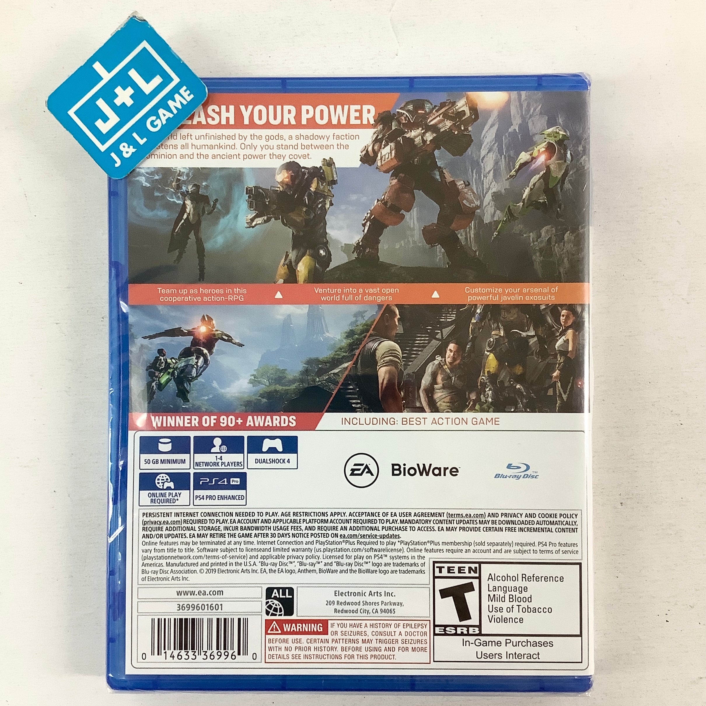 Anthem - (PS4) PlayStation 4 Video Games Electronic Arts