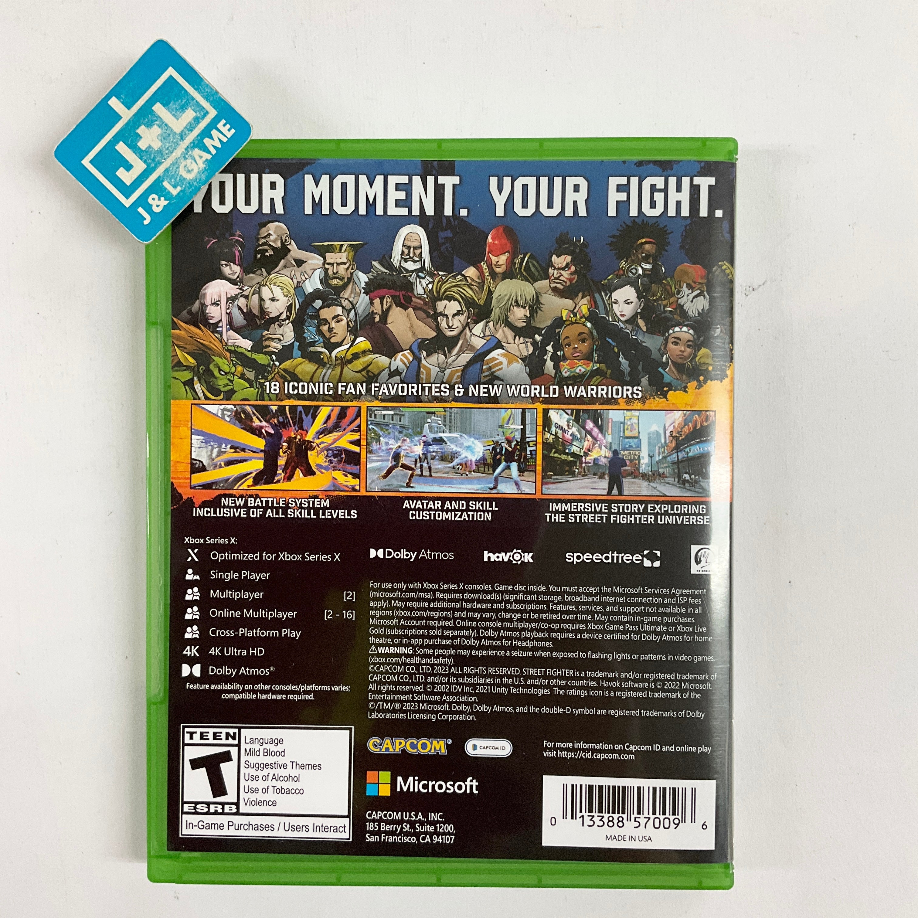 Street Fighter 6 - (XSX) Xbox Series X [Pre-Owned] Video Games Capcom   