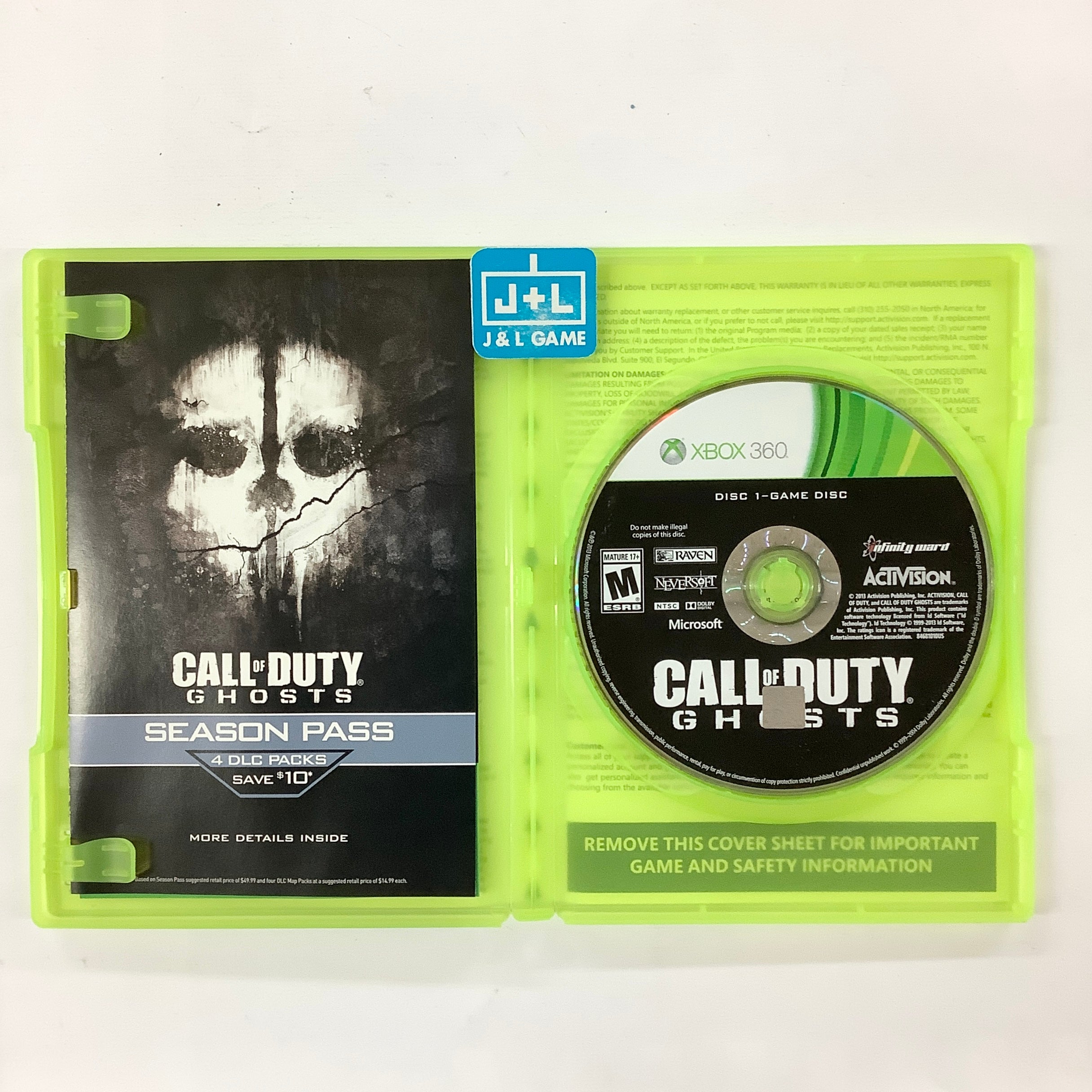 Call of Duty: Ghosts - Xbox 360 [Pre-Owned] Video Games Activision   