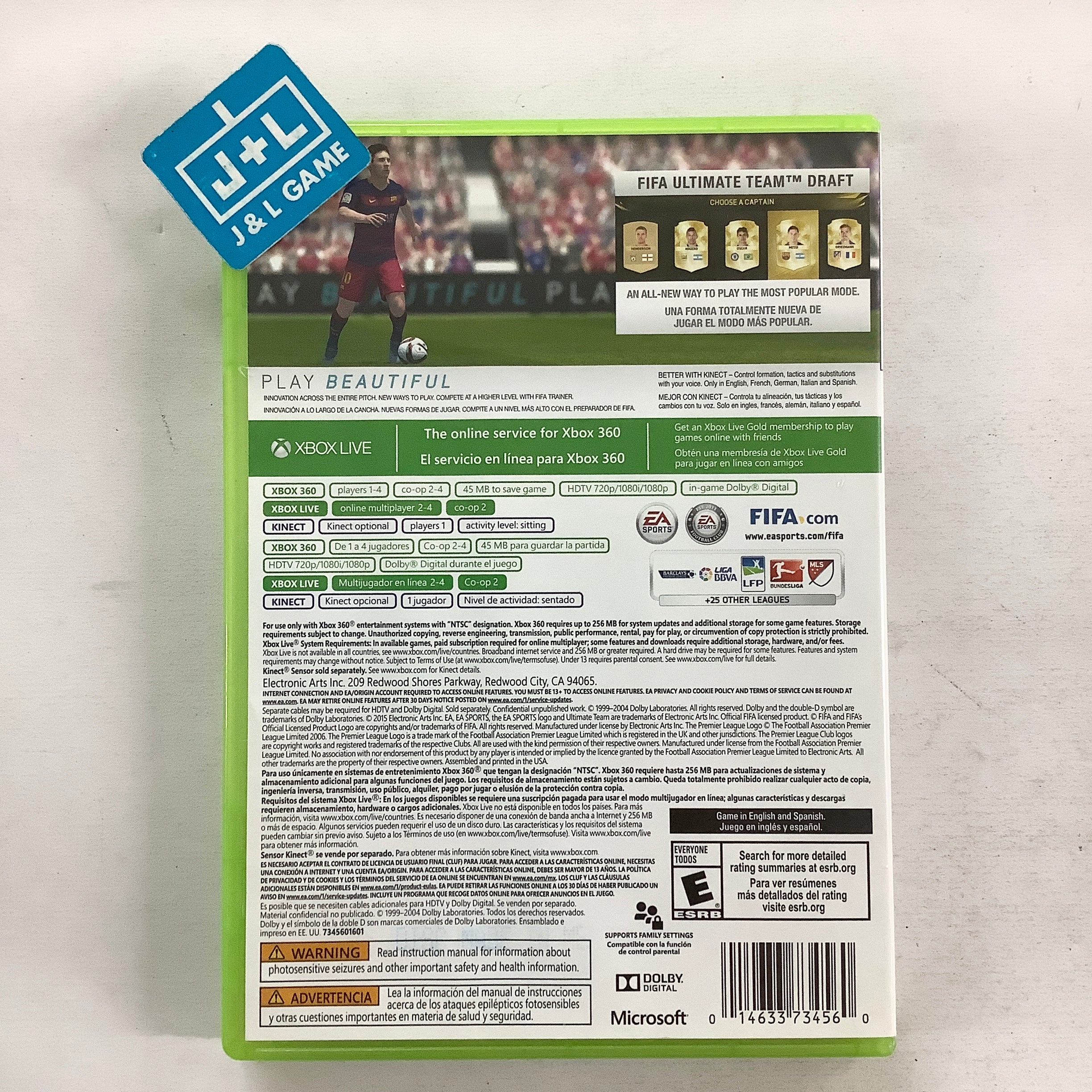 FIFA 16 - Xbox 360 [Pre-Owned] Video Games Electronic Arts