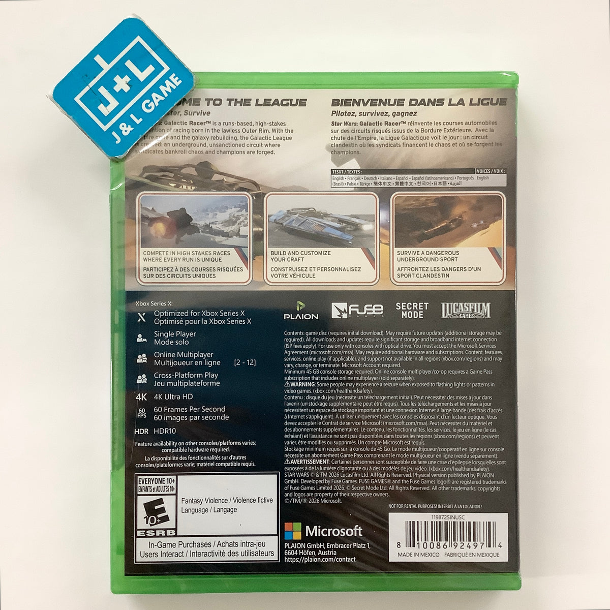 Star Wars: Galactic Racer - (XSX) Xbox Series X Video Games PLAION