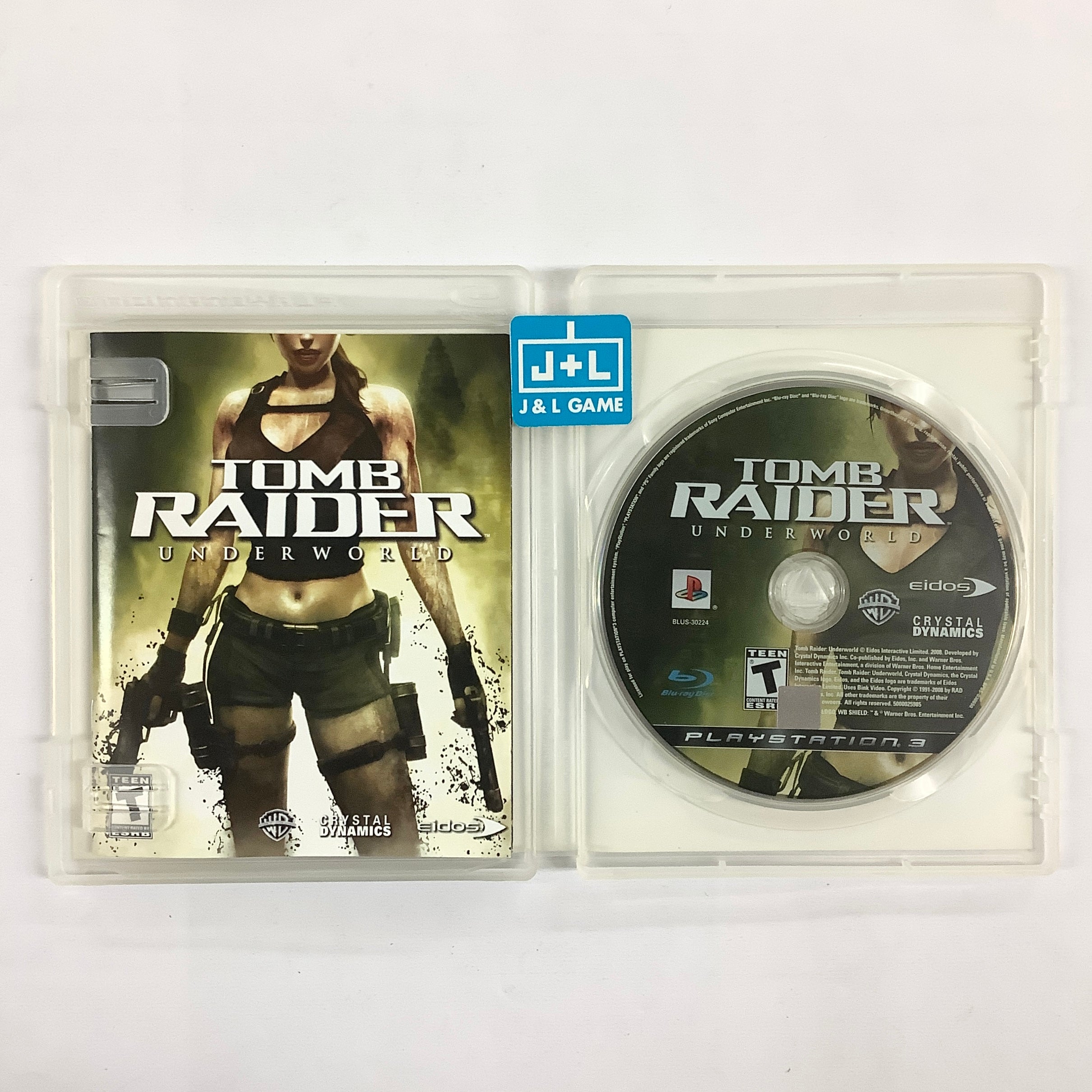 Tomb Raider: Underworld - (PS3) PlayStation 3 [Pre-Owned] Video Games Eidos Interactive   