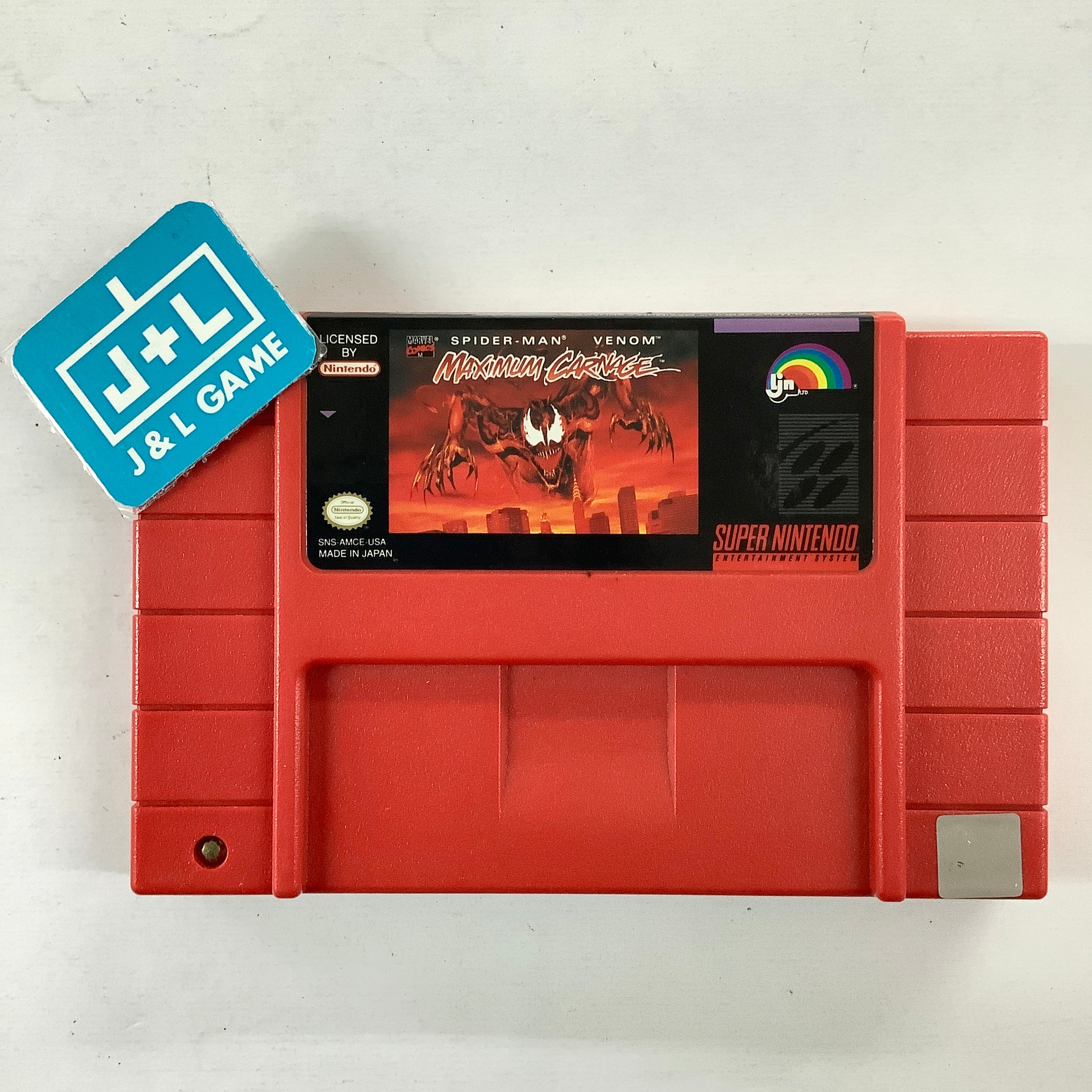 Spider-Man & Venom: Maximum Carnage - (SNES) Super Nintendo [Pre-Owned] Video Games LJN Ltd.   