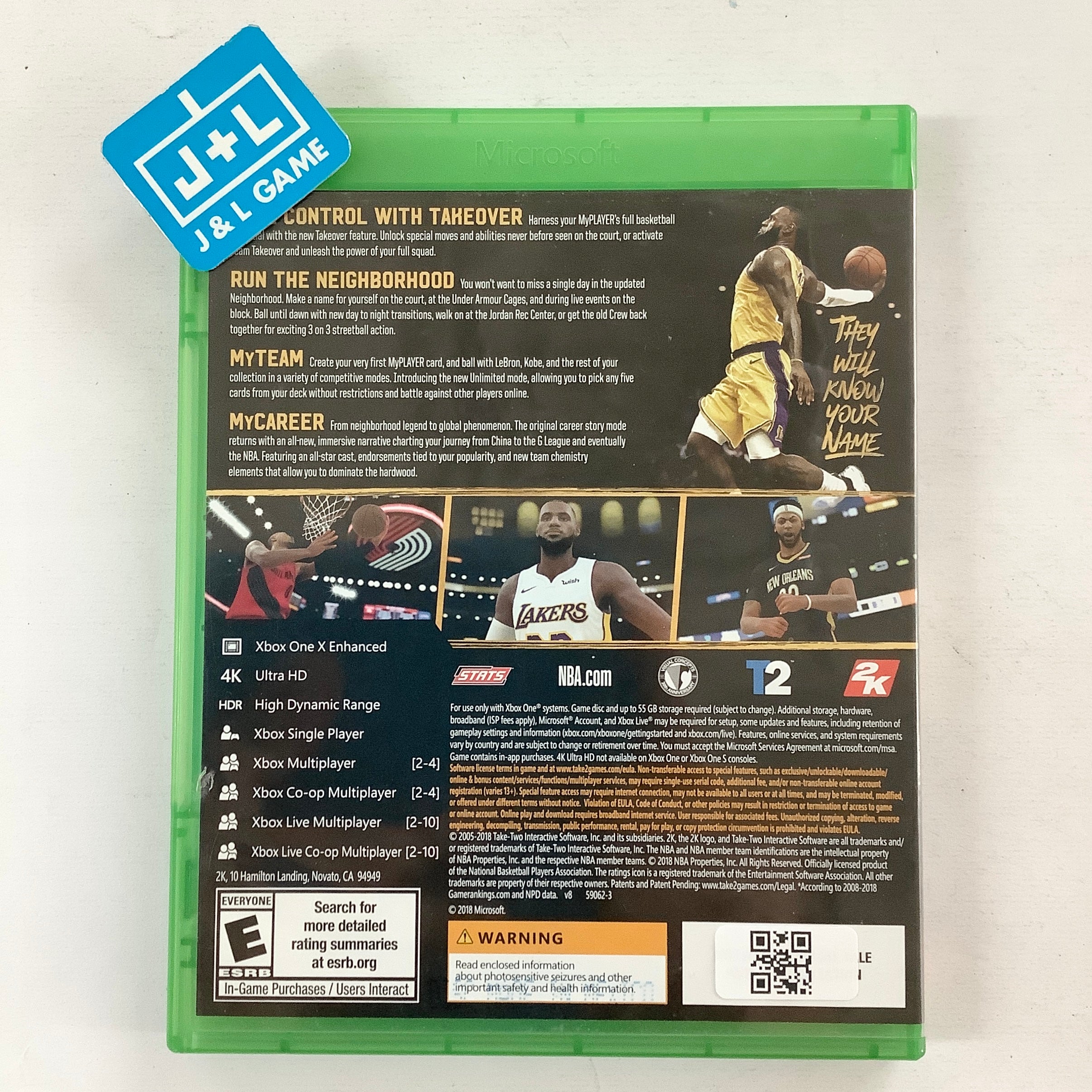 NBA 2K19 (20th Anniversary Edition) - (XB1) Xbox One [Pre-Owned] Video Games 2K   