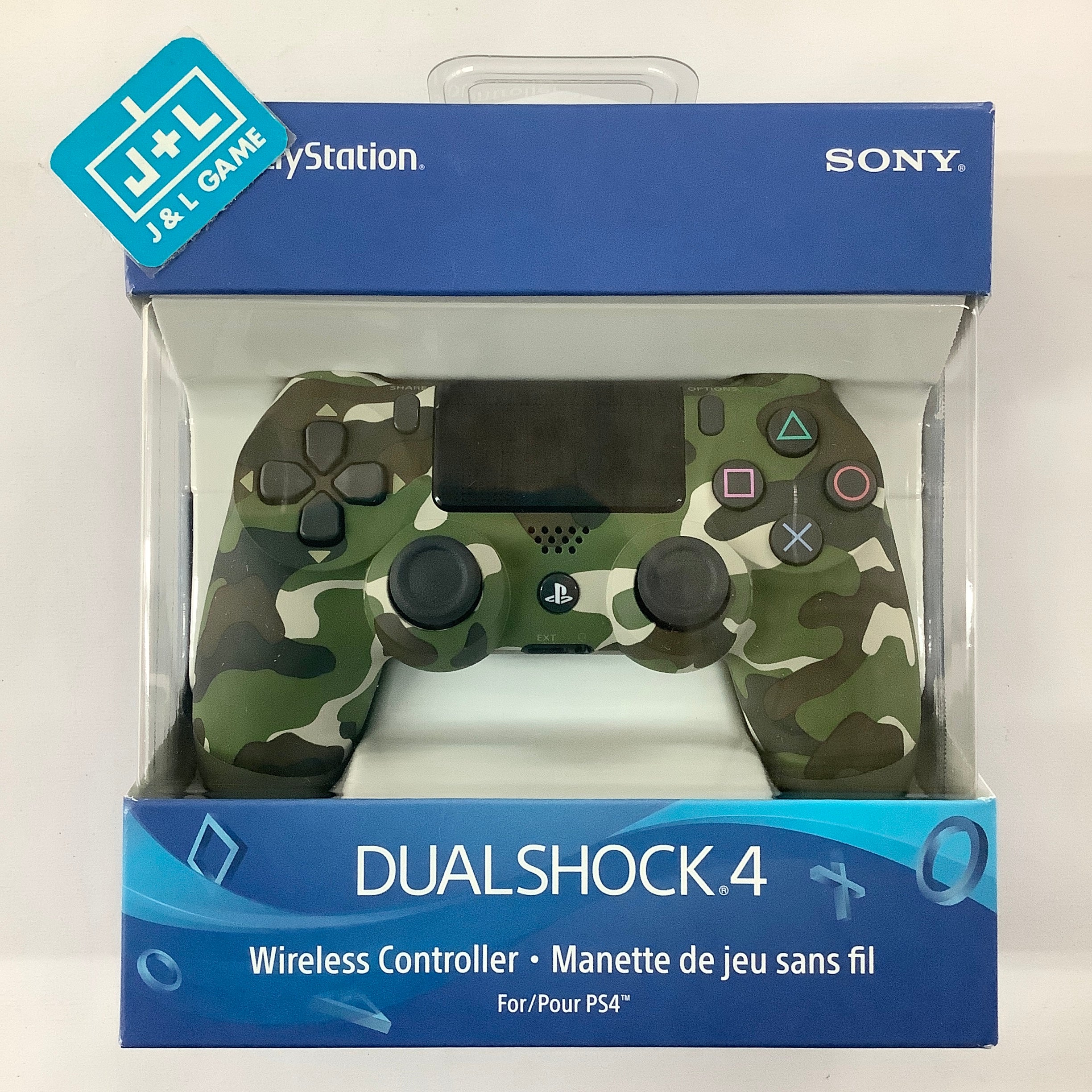 Sony DualShock 4 Wireless Controller (Green Camouflage) (Canada) -  (PS4) PlayStation 4 Accessories Sony   
