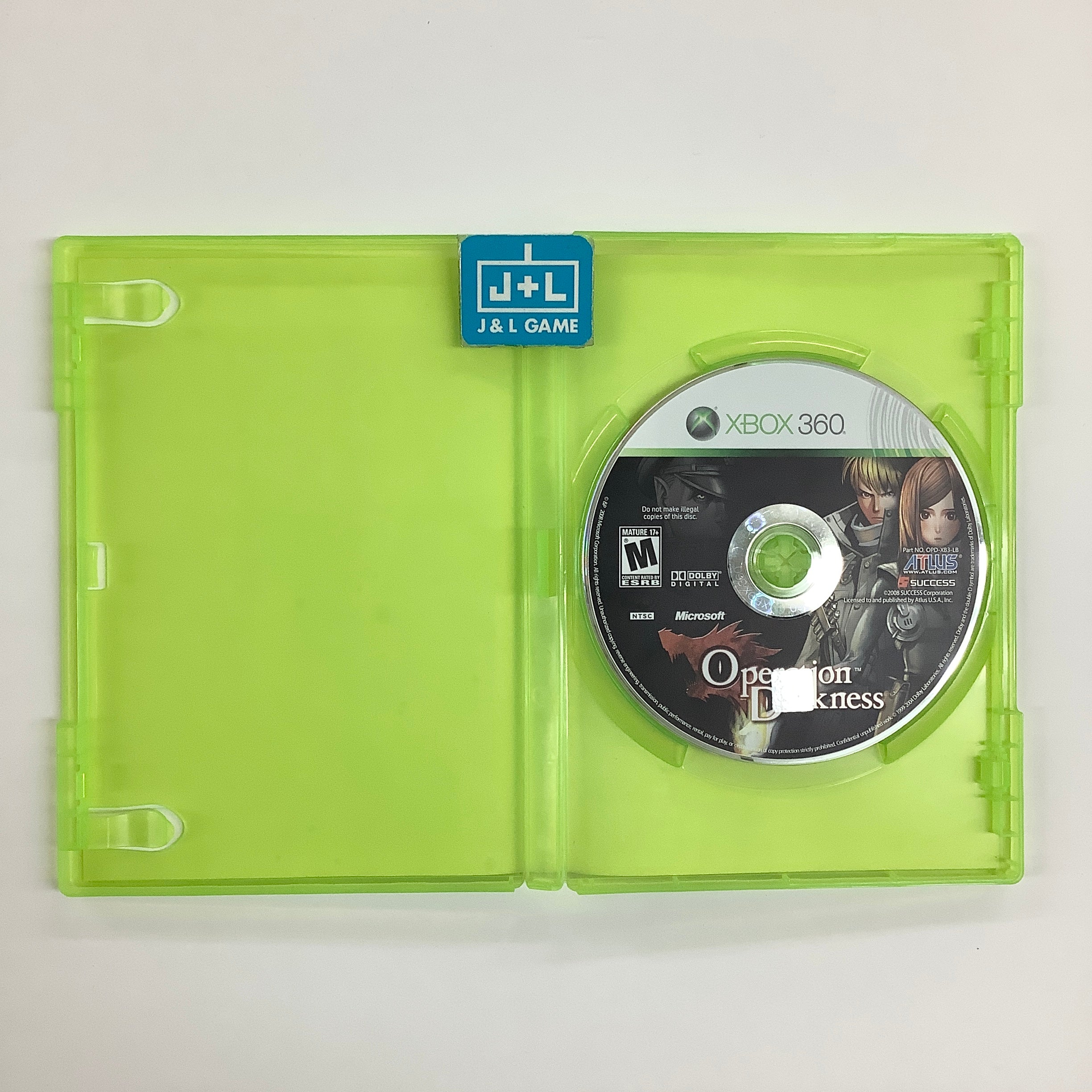 Operation Darkness - Xbox 360 [Pre-Owned] Video Games Atlus