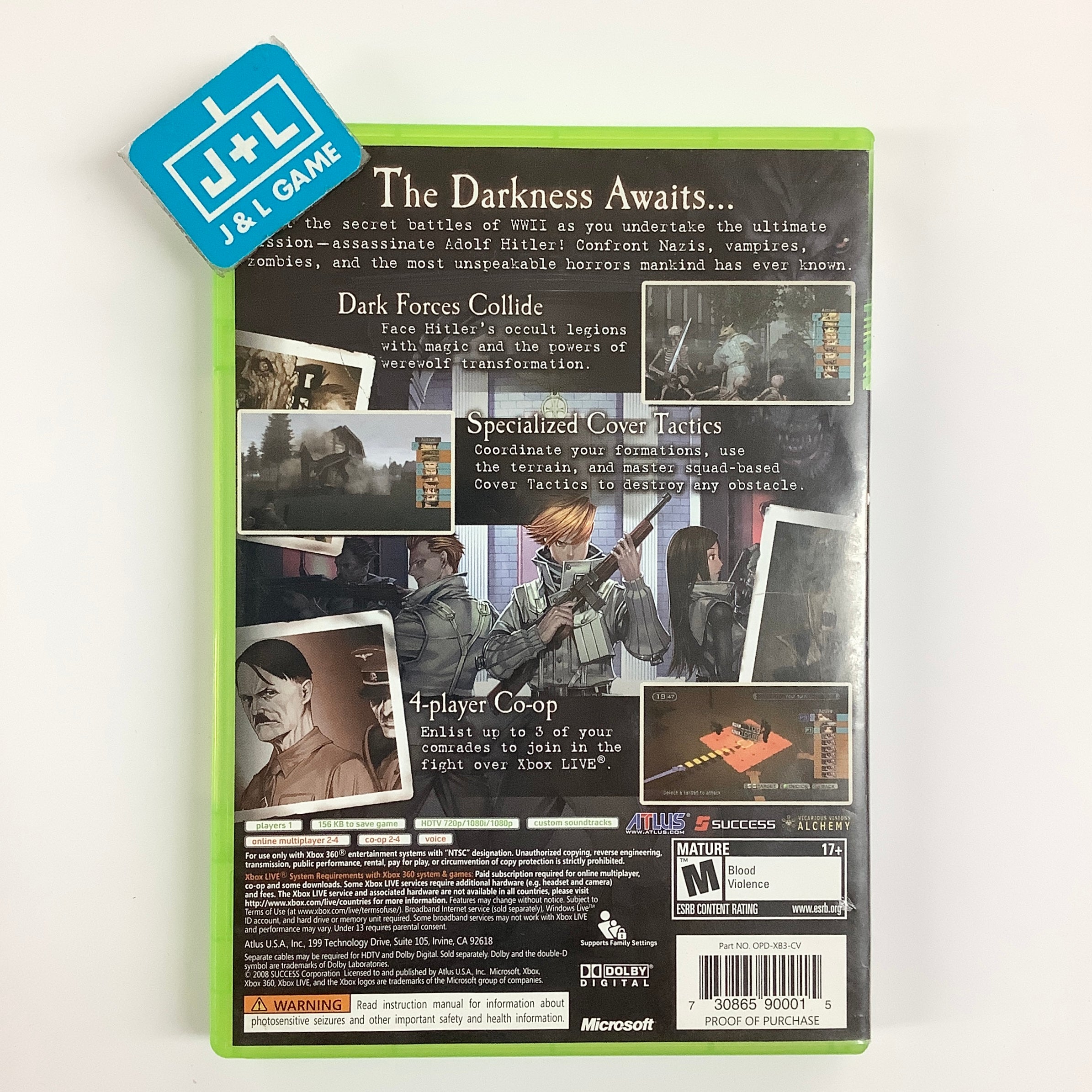 Operation Darkness - Xbox 360 [Pre-Owned] Video Games Atlus